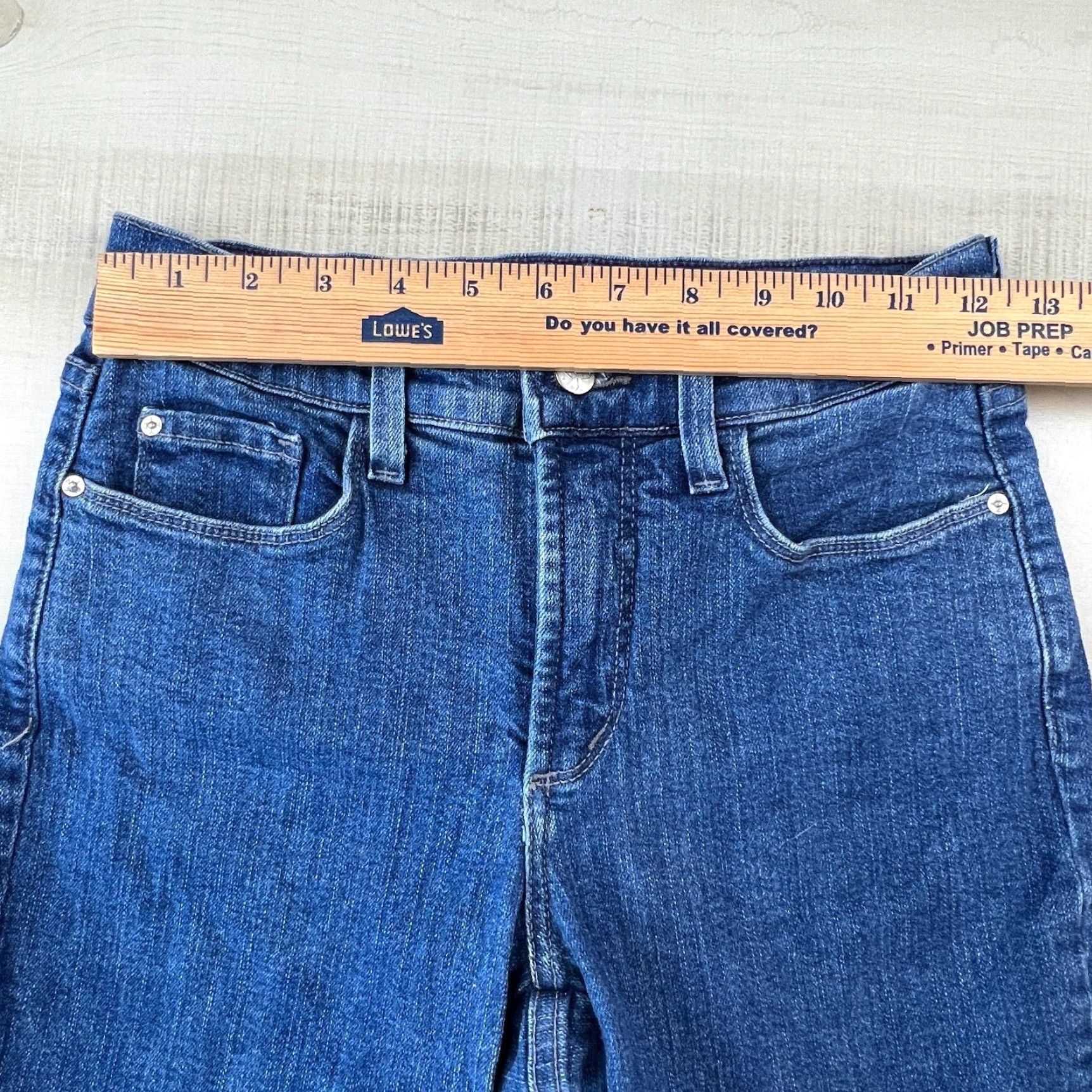 NYDJ NYDJ Womens Mid Rise Crop Jeans 2 Medium Blue Stretch Denim Ladies Size 26" / US 2 / IT 38 - 7 Thumbnail