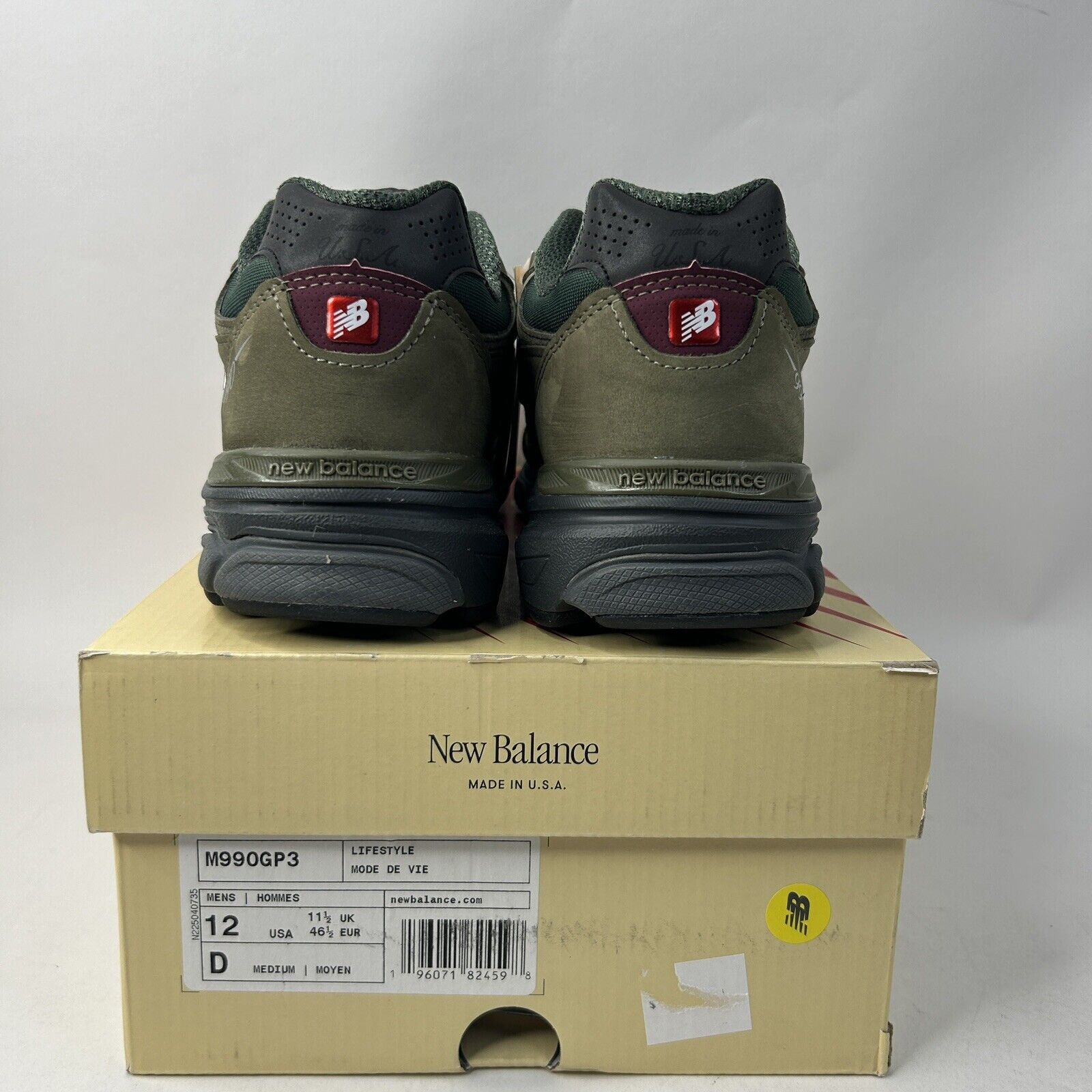 New Balance New Balance X Teddy Saints 990v3 “Green Purple” 2024 Size US 12 / EU 45 - 4 Thumbnail