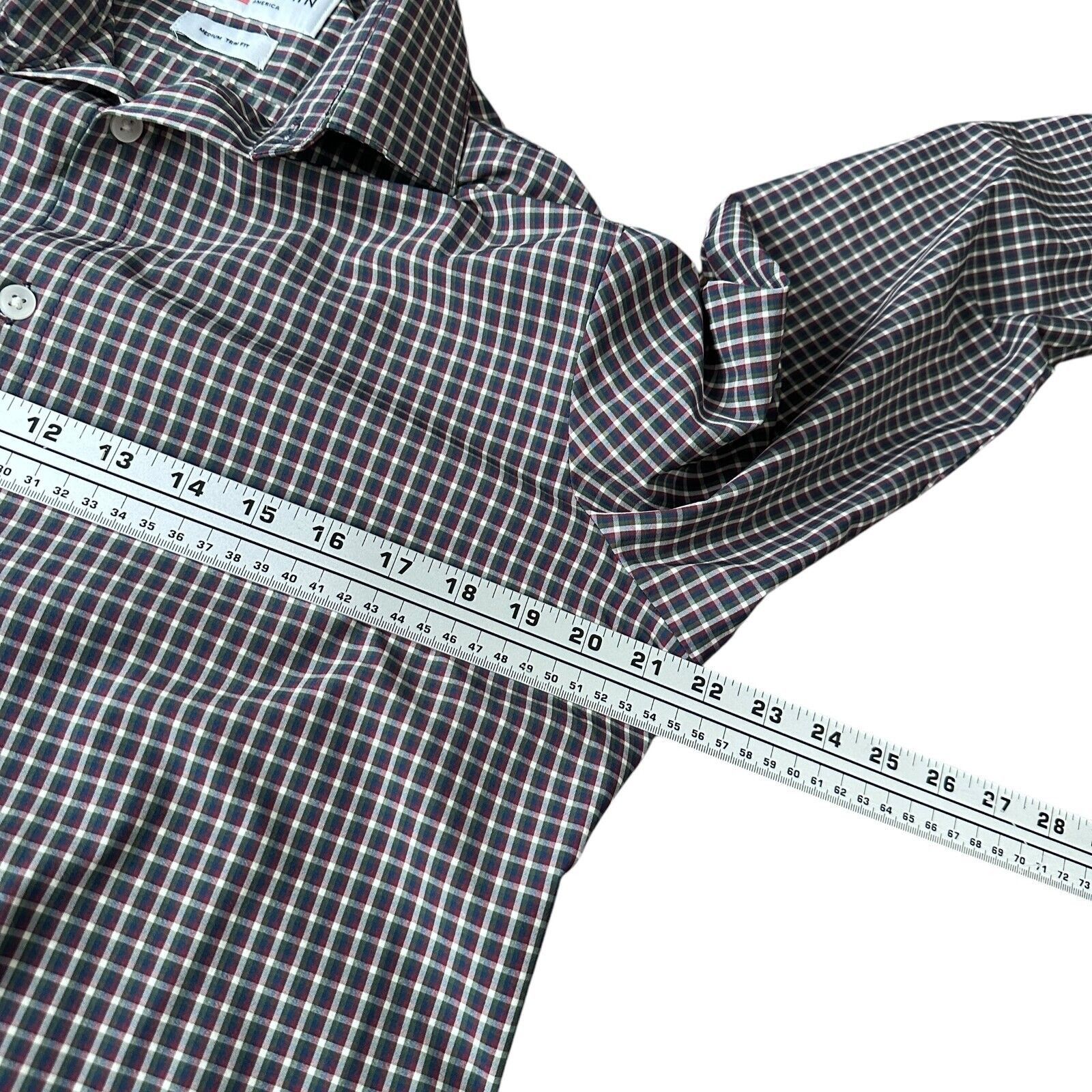 Mizzen+Main Mizzen + Main Shirt Men’s Medium Red Blue Green Check Size US M / EU 48-50 / 2 - 8 Thumbnail