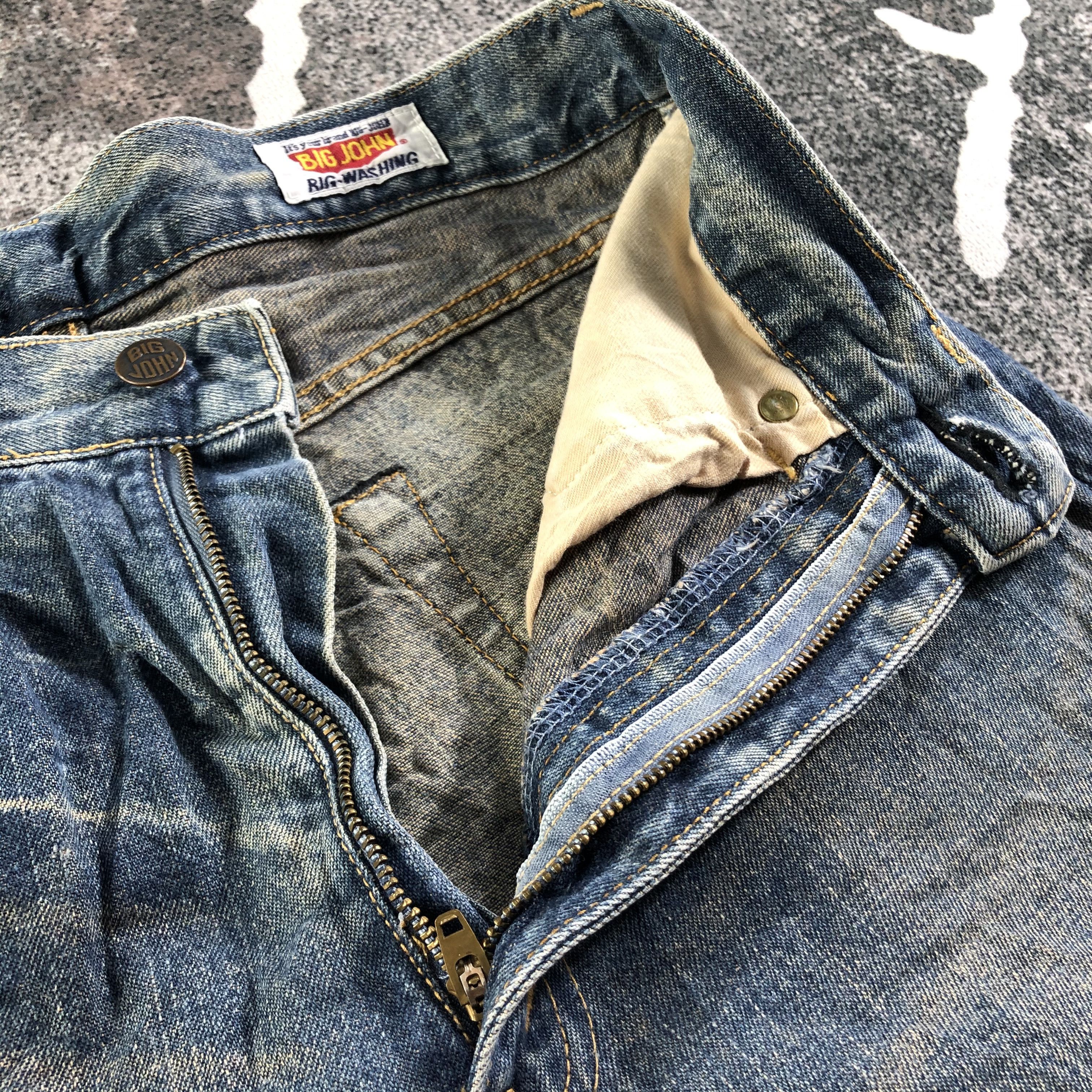 Big John Vintage Big John Jeans Faded Blue Denim KJ3122 Size US 28 / EU 44 - 7 Thumbnail