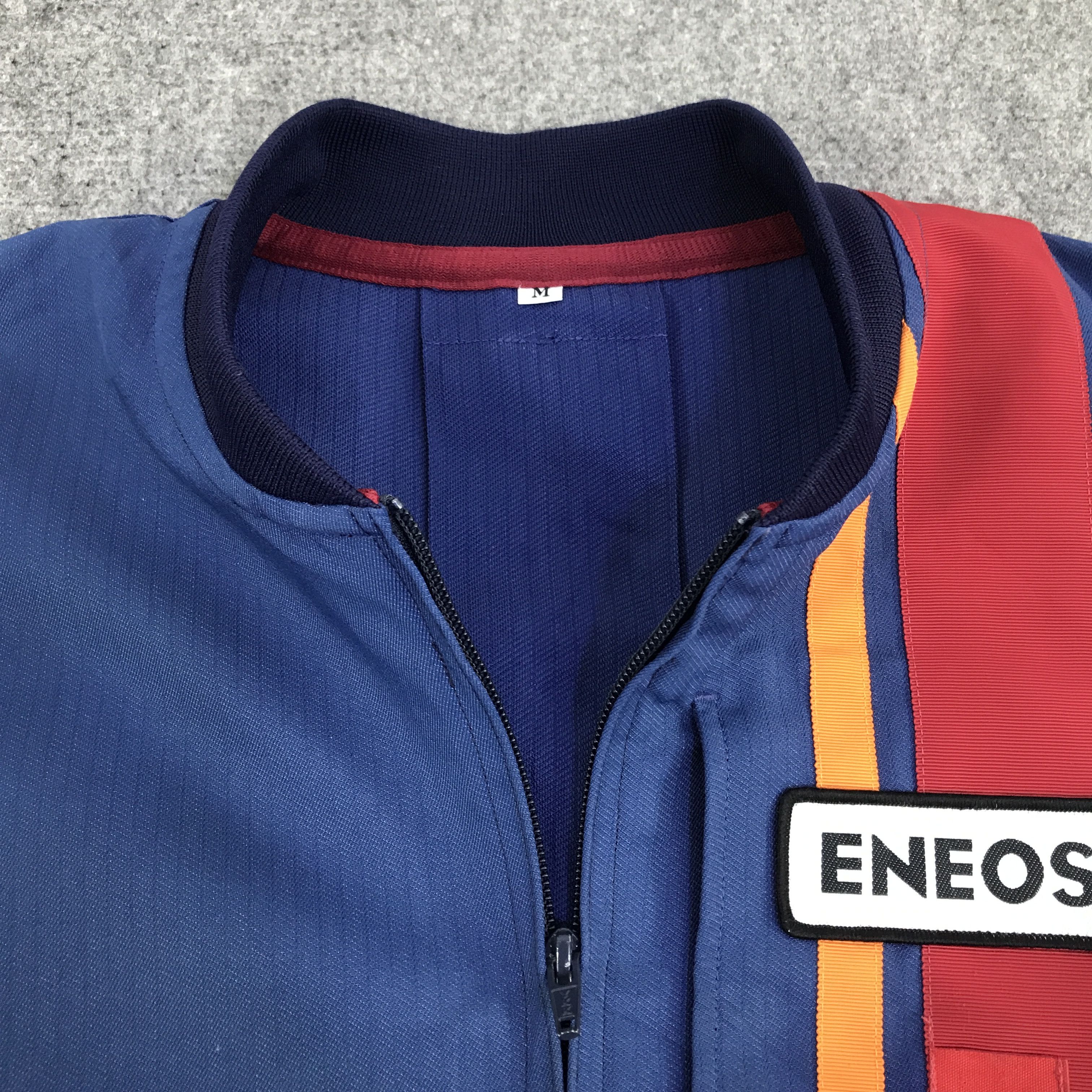 Japanese Brand Vtg eneos oil brand japan jacket K101B5 Size US M / EU 48-50 / 2 - 5 Thumbnail
