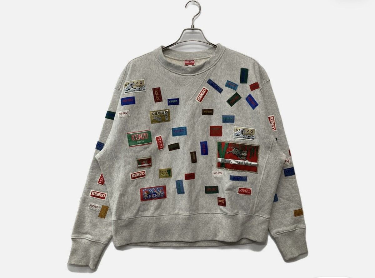 Kenzo KENZO Labels Crewneck Sweatshirt Size US S / EU 44-46 / 1 - 1 Thumbnail