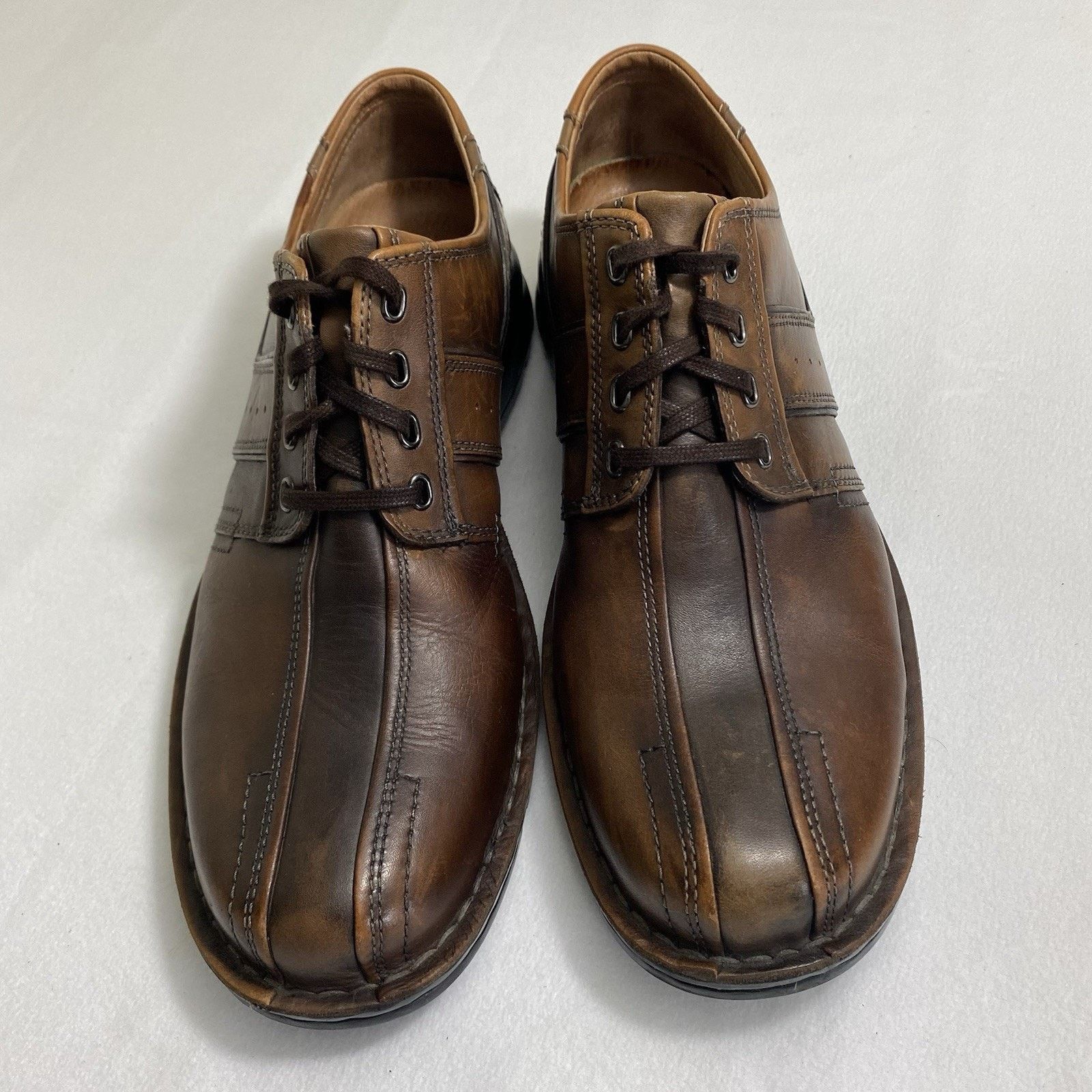 Clarks Clarks Touareg Vibe Men's 12M Brown Leather Oxford Shoes Size US 12 / EU 45 - 4 Thumbnail