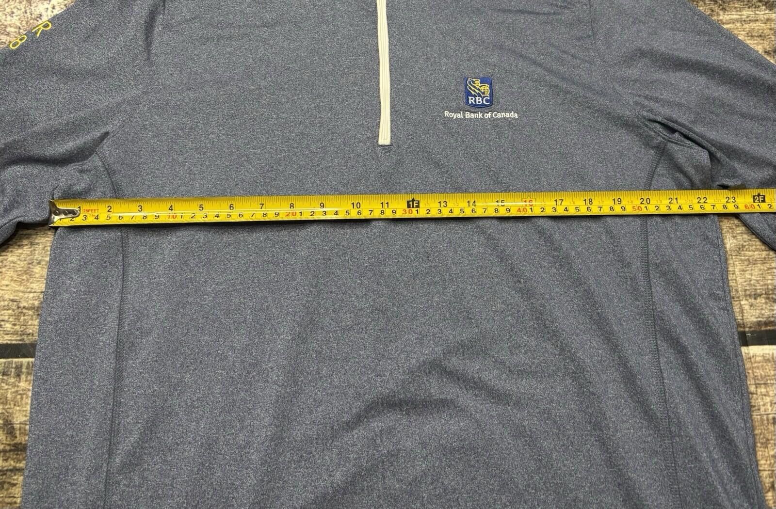 johnnie-O Johnnie-O Sweater Mens Large 1/4 Zip Pullover Royal Bank Size US L / EU 52-54 / 3 - 10 Thumbnail