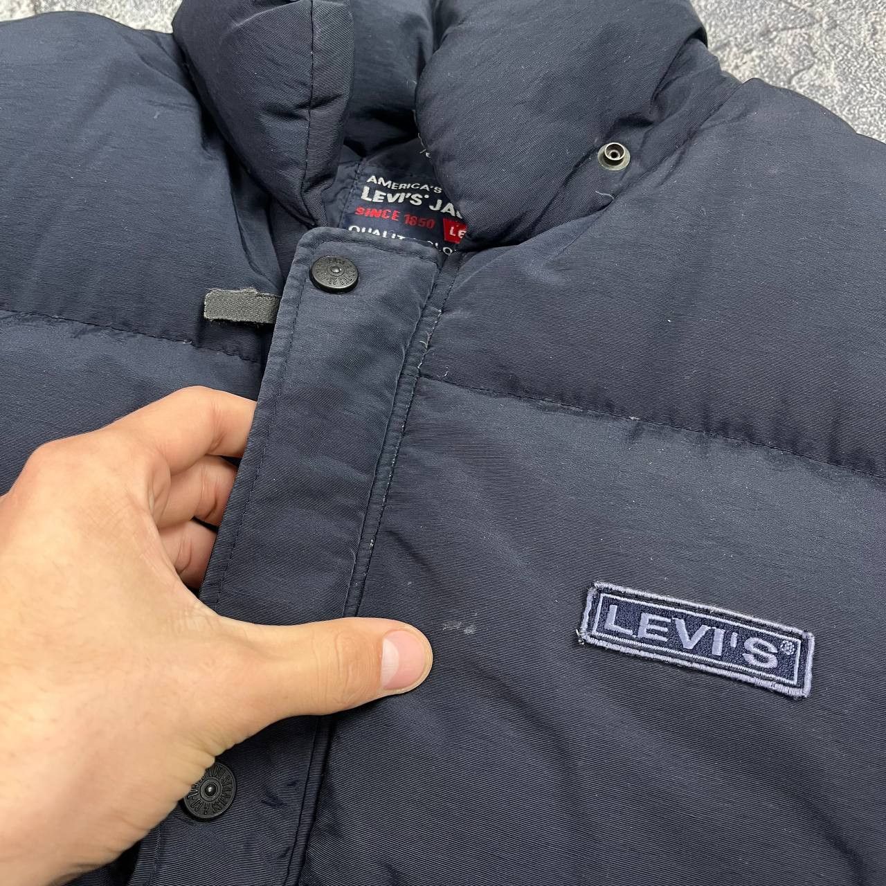 Levi's Vintage Clothing Men’s Vintage Levi’s Down Jacket Puffer Black Nylon Size L Size US L / EU 52-54 / 3 - 15 Thumbnail