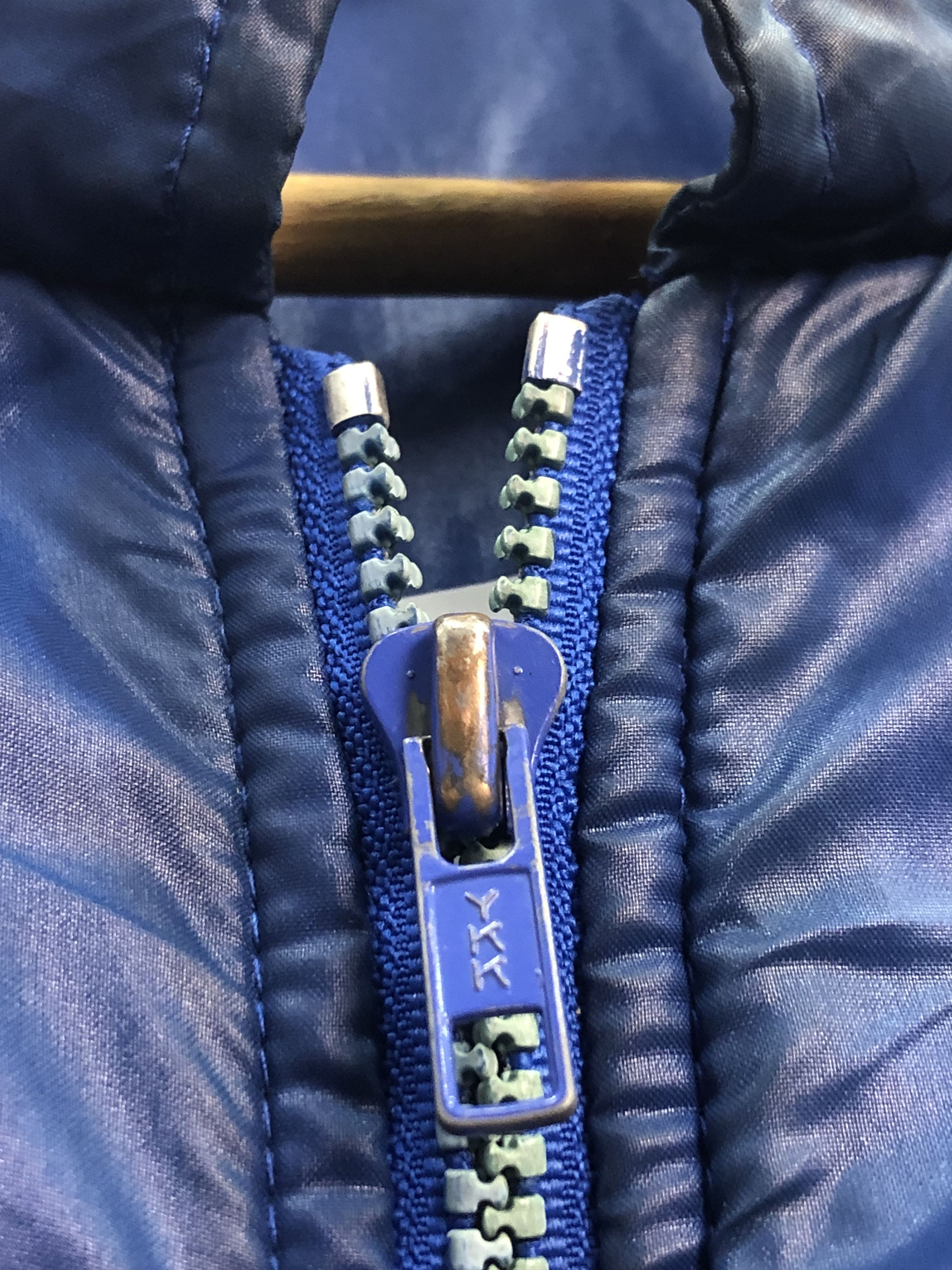Lacoste Vintage Lacoste Puffer Jacket Blue Kanye West Style J0121 Size US XL / EU 56 / 4 - 6 Thumbnail