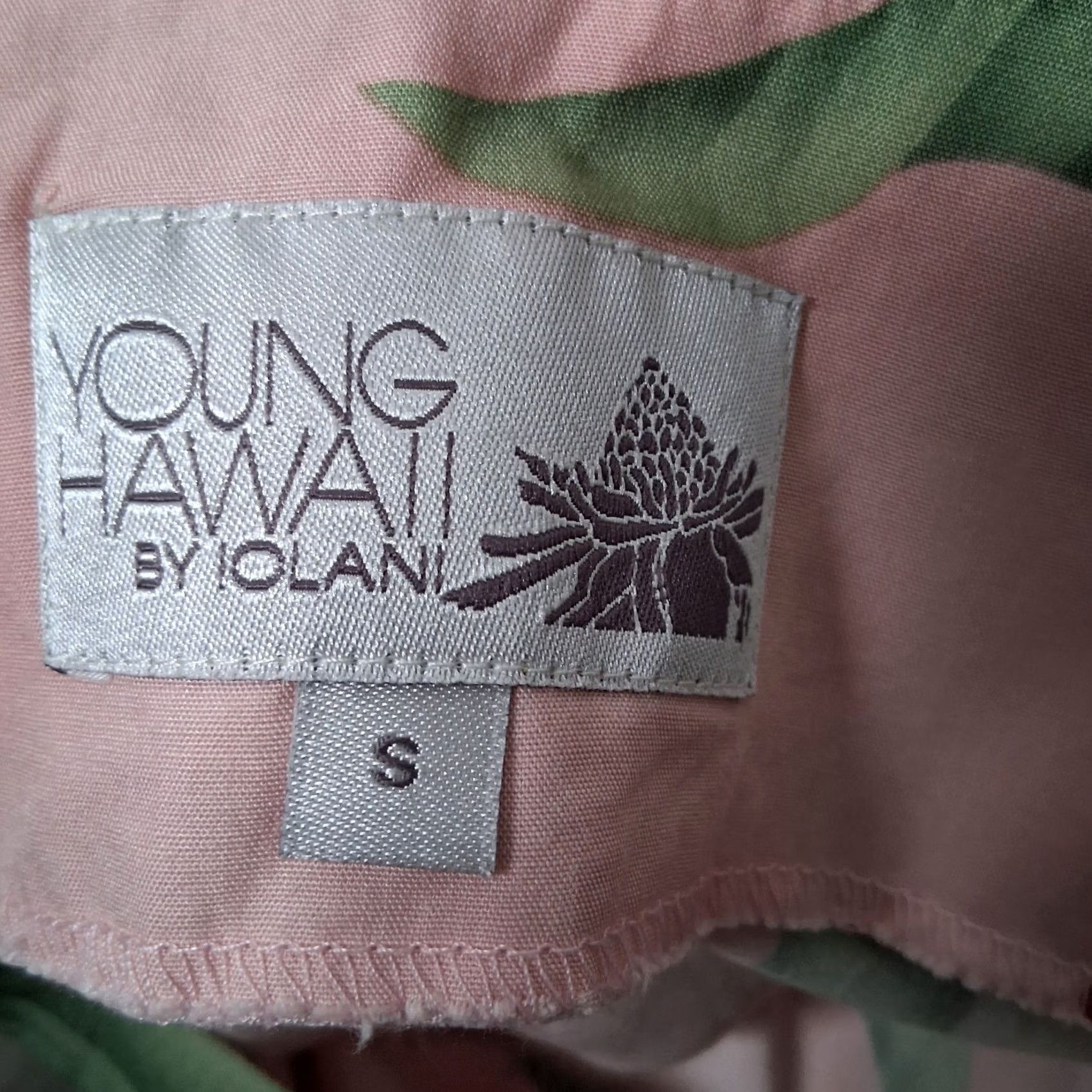 IOLANI VINTAGE IOLANI Pink Tropical Hawaiian Aloha Dress Small Womens READ Size S / US 4 / IT 40 - 3 Thumbnail
