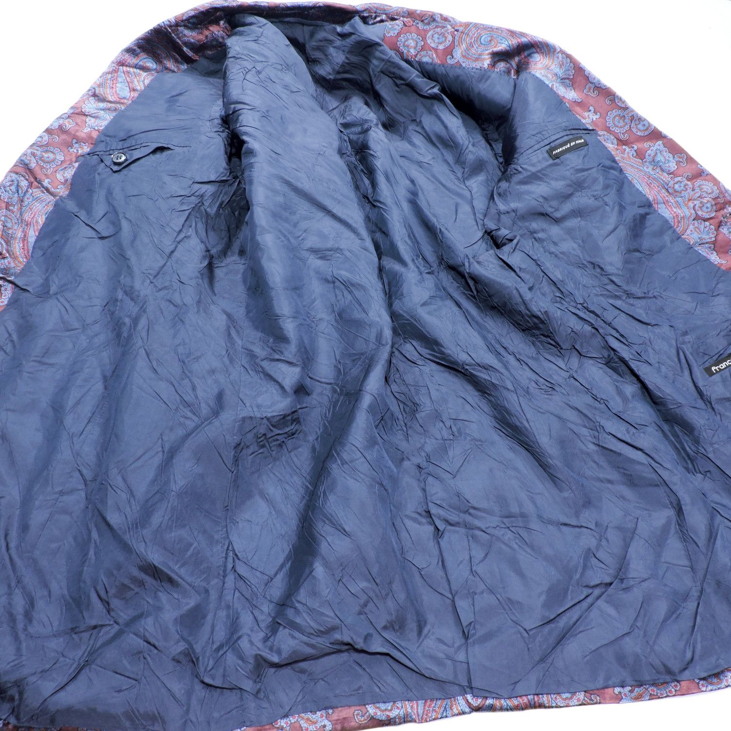 Francesco Smalto FRANCESCO SMALTO SHINY PAISLEY SUITS BLAZER Size 50R - 7 Thumbnail