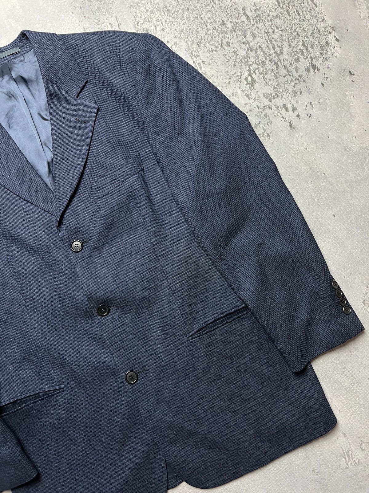 Hugo Boss Hugo Boss x Loro Piana vtg Wool Blazer Super Twister 110’s Size 48R - 8 Thumbnail