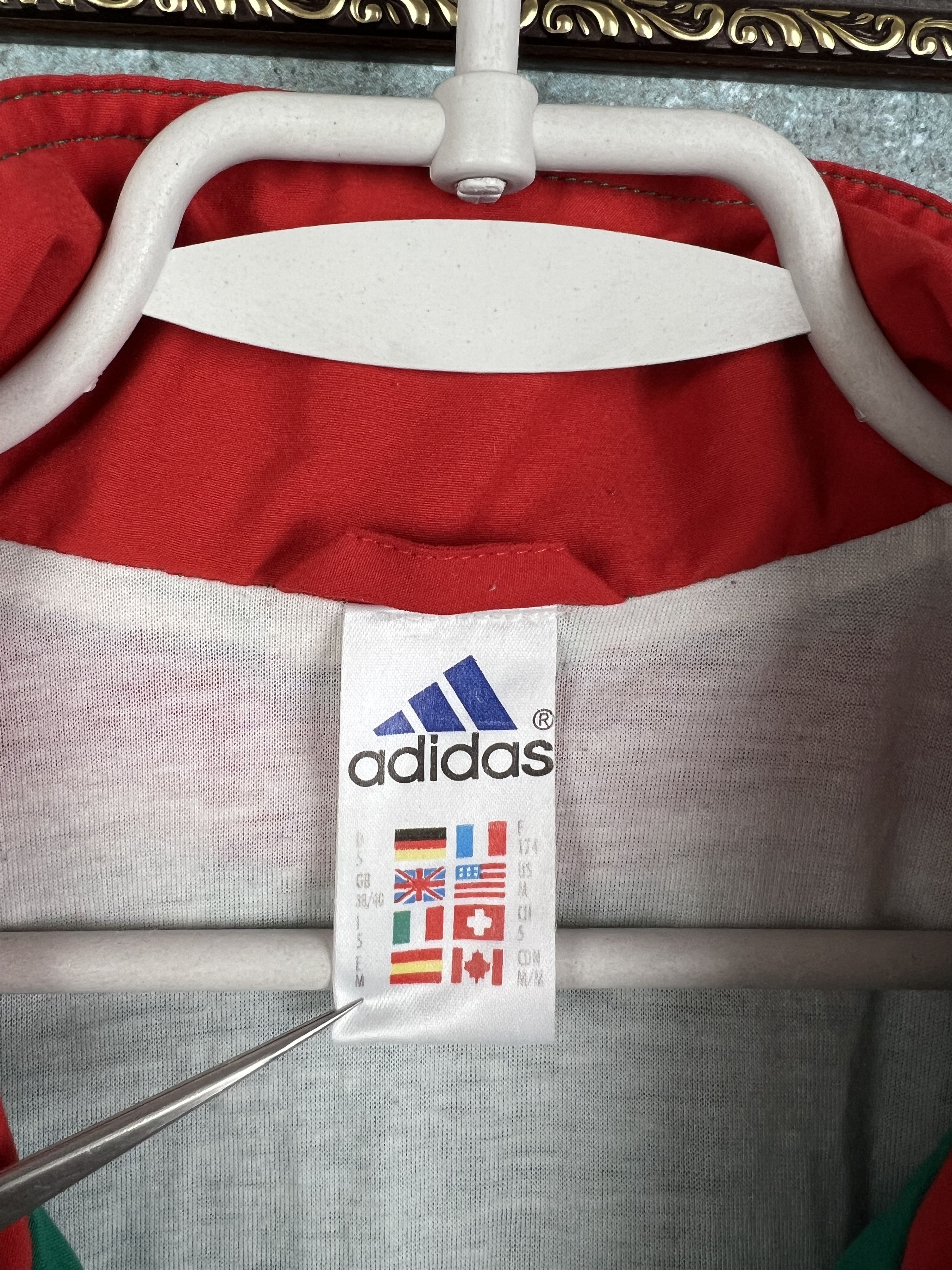 Adidas Vintage Hungary Football Jacket Track Top Soccer National Size US M / EU 48-50 / 2 - 6 Thumbnail