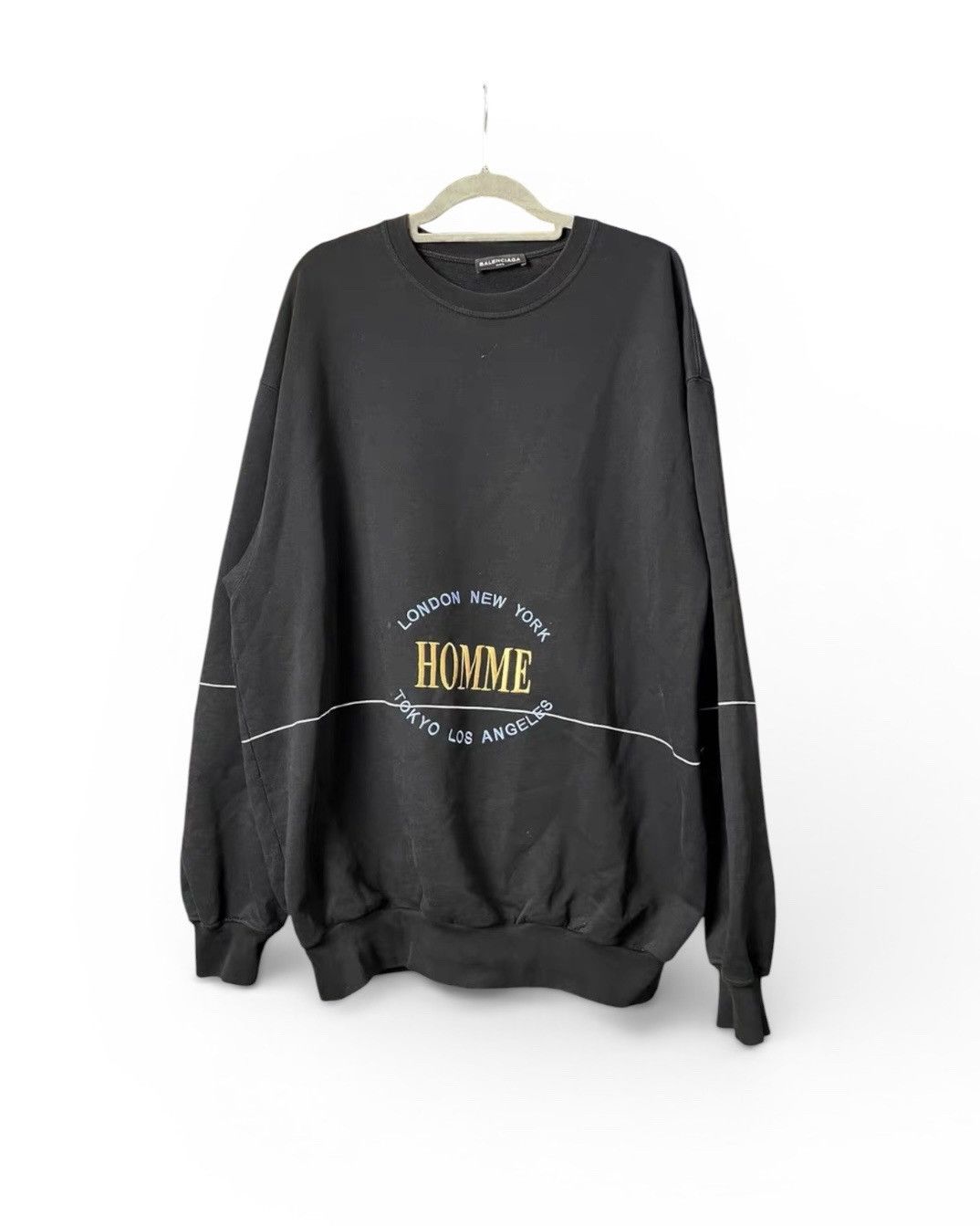 Balenciaga 17FW Homme Sweater Size US S / EU 44-46 / 1 - 1 Thumbnail