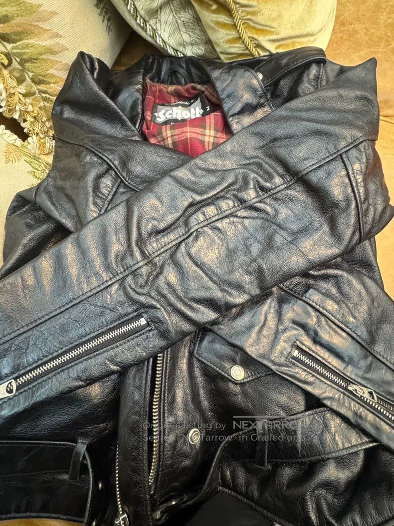Schott Schott Motorcycle leather coat Size US M / EU 48-50 / 2 - 2 Thumbnail