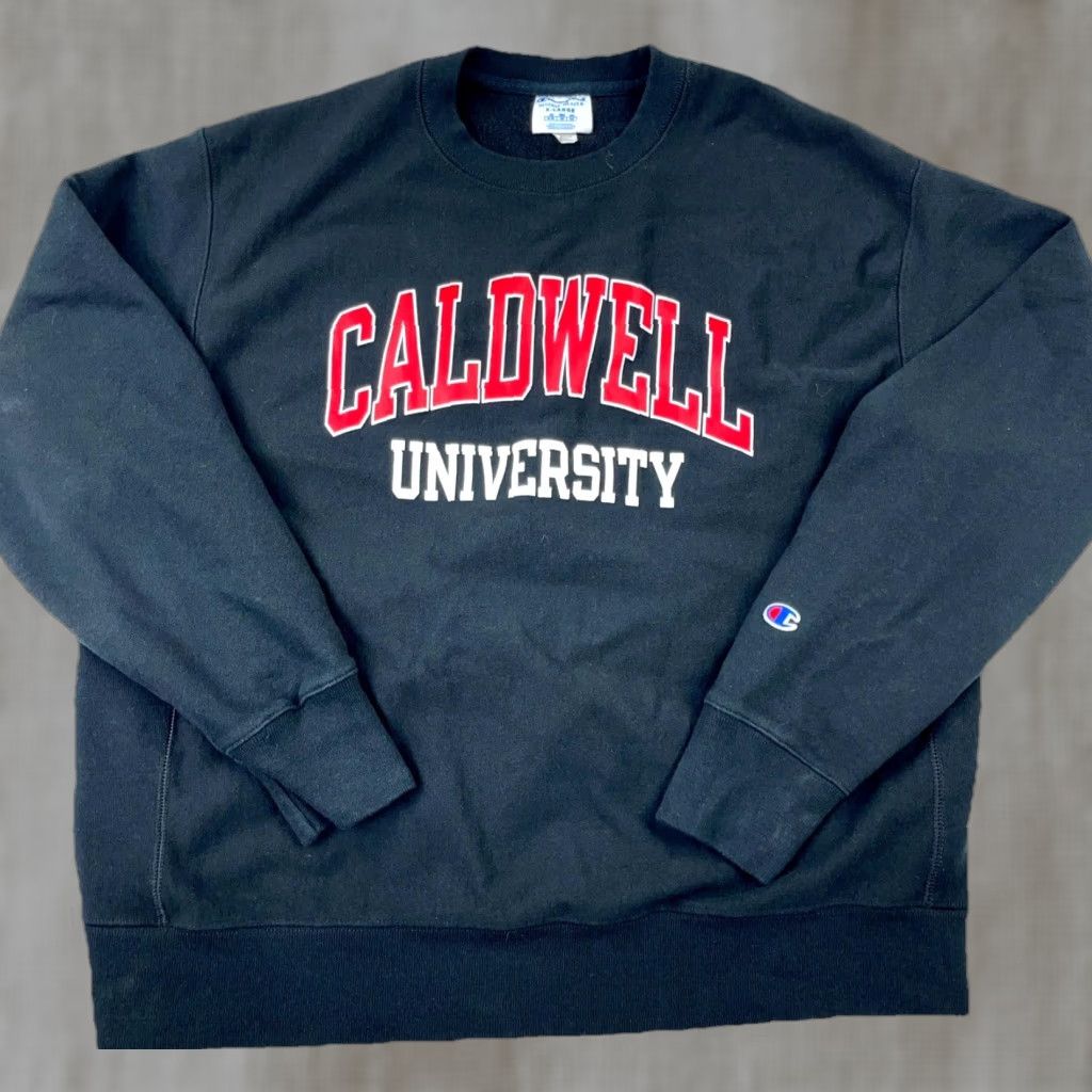 Champion Champion Reverse Weave Caldwell University Cougars Sweatshirt Men XL Crewneck Size US XL / EU 56 / 4 - 1 Thumbnail