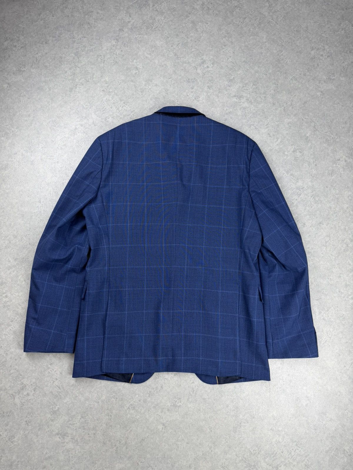 Hugo Boss Hugo Boss Blazer 44R 54 Blue Check Wool Men’s Size 44R - 13 Thumbnail