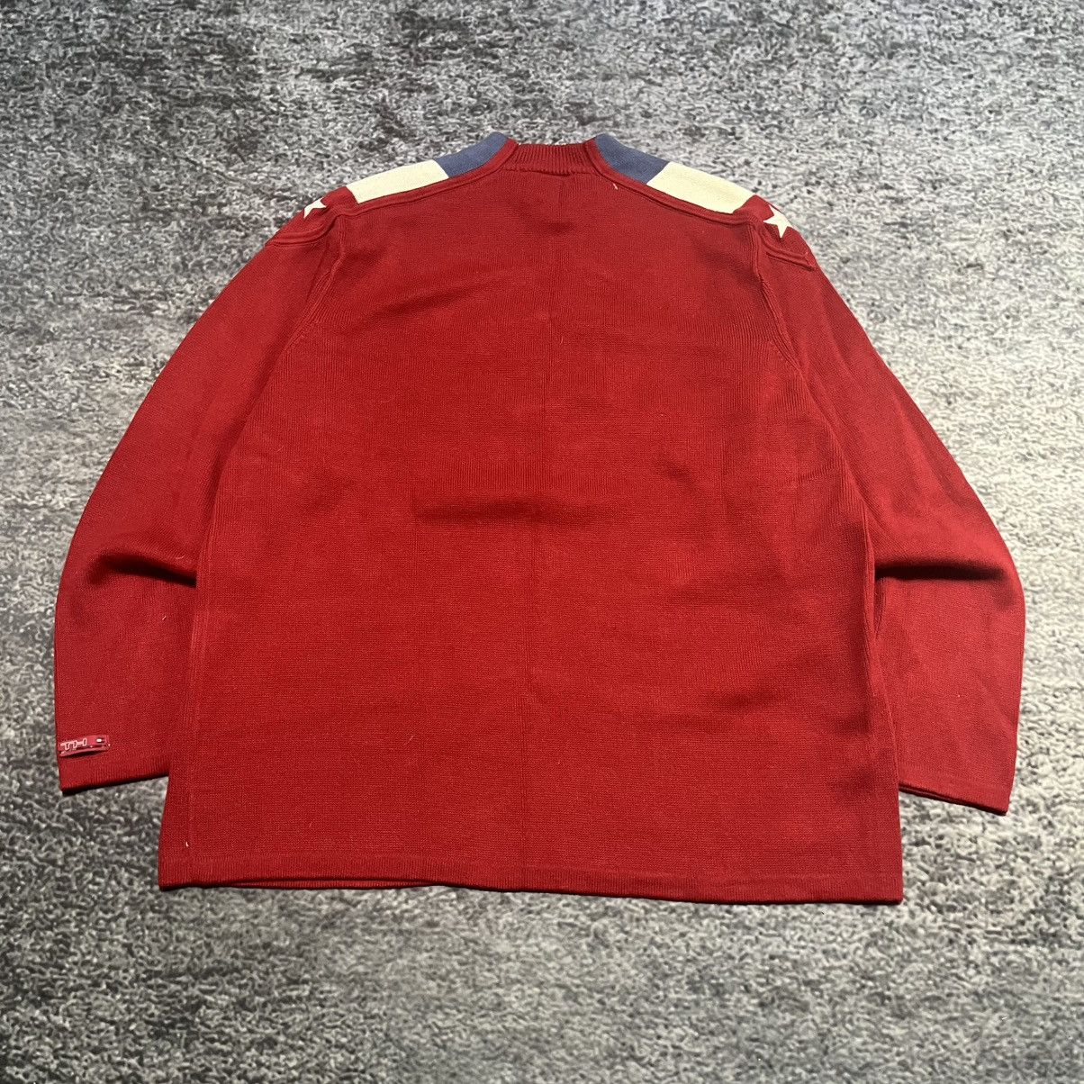 Tommy Hilfiger Vintage Tommy Hilfiger Jeans Embroidered Logo 2000s Sweater Size US XXL / EU 58 / 5 - 6 Thumbnail