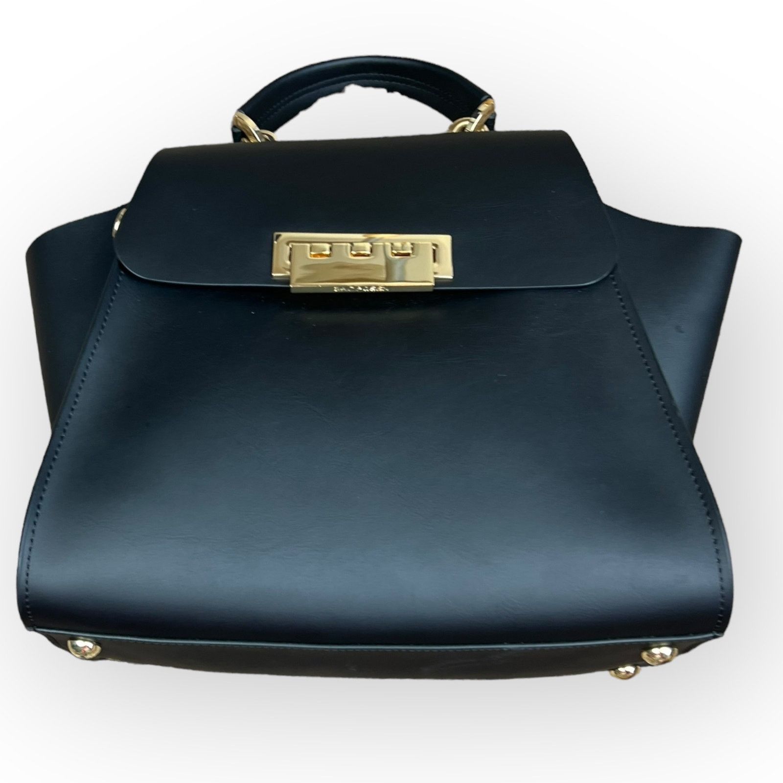 Zac Posen ZAC Zac Posen Eartha Top Handle Bag - Black Size ONE SIZE - 14 Thumbnail