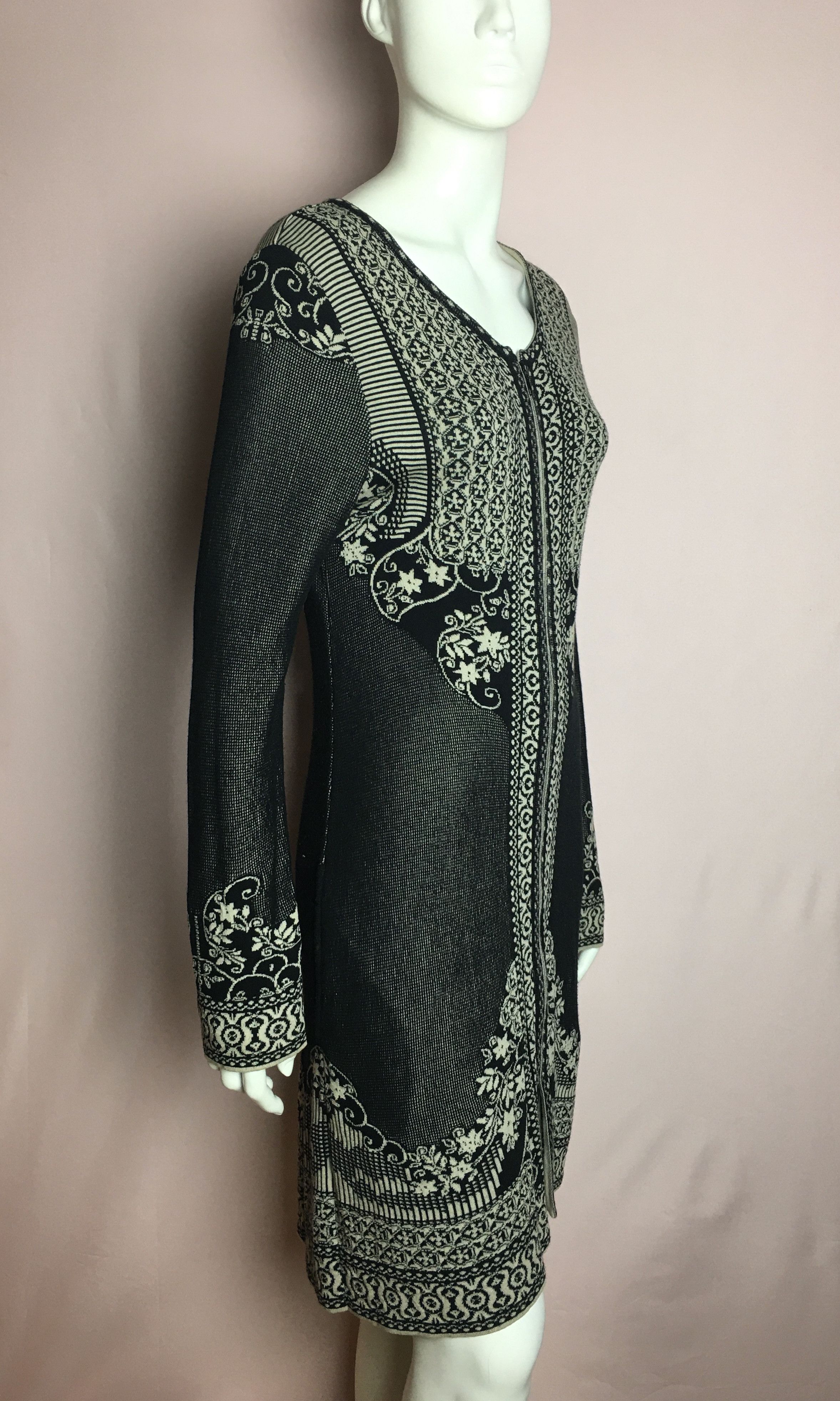 Other IVKO Ethnic Floral Long Knit Cardigan Size EU 40 Size L / US 10 / IT 46 - 2 Thumbnail
