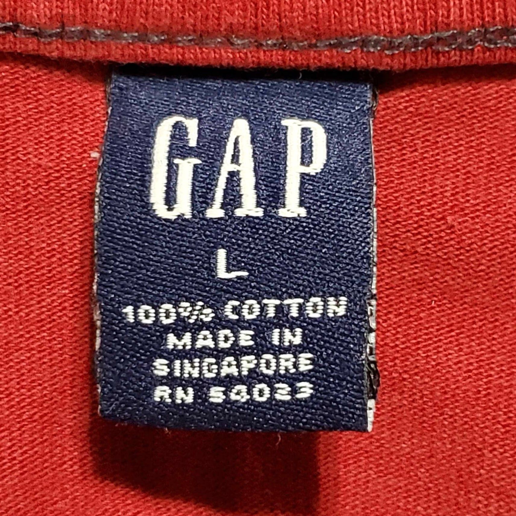 Gap Gap Shirt Mens L Long Sleeve Red Button-Up Regular Size US L / EU 52-54 / 3 - 2 Thumbnail