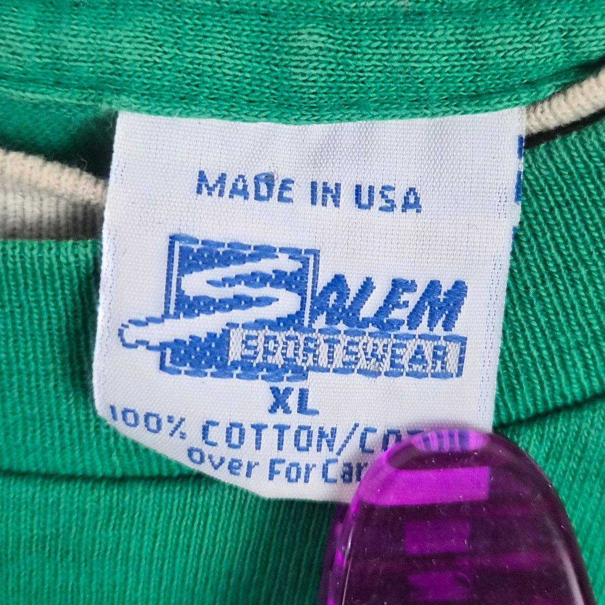 Salem Sportswear 90s Boston Celtics Salem Sportswear T Shirt Size XL Layered Size US XL / EU 56 / 4 - 3 Thumbnail