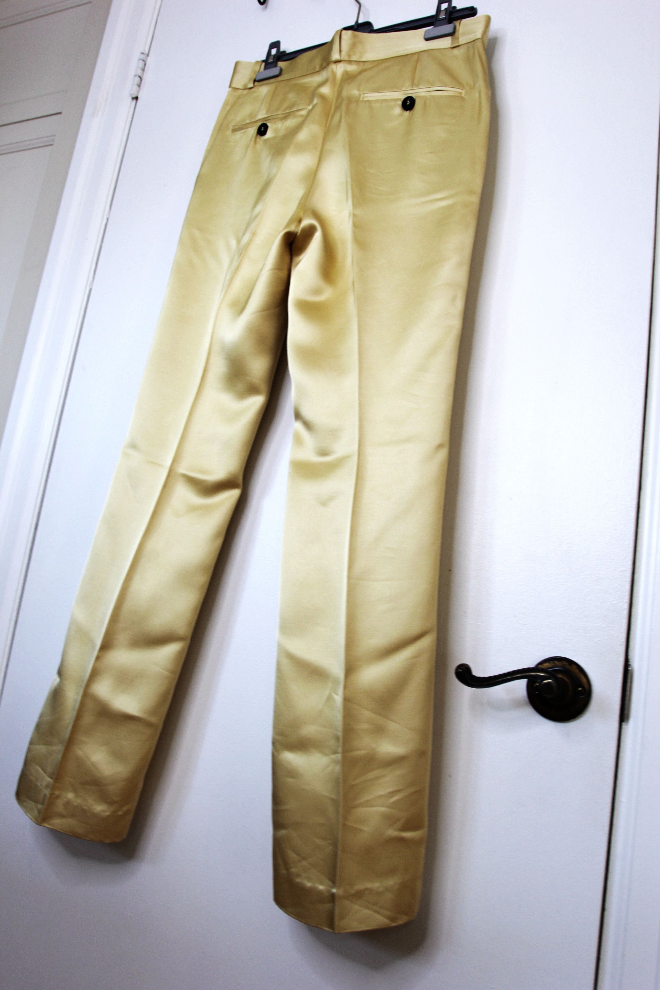 Ernest W. Baker BNWT SS24 ERNEST W. BAKER FLARE PANTS GOLD M Size US 32 / EU 48 - 7 Thumbnail