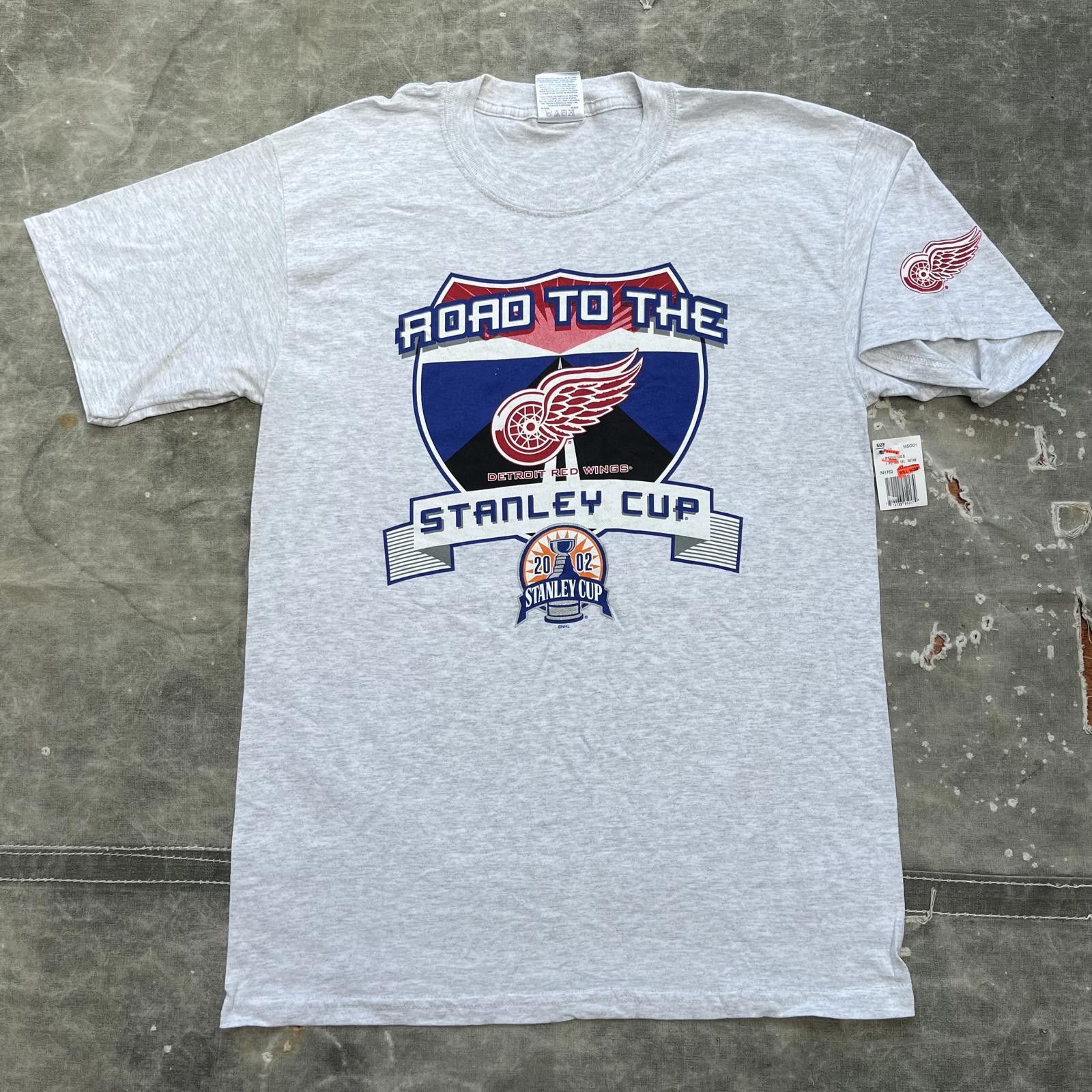 NHL × Vintage Vintage Y2K New With Tags Detroit Red Wings Stanley Cup Tee Size US M / EU 48-50 / 2 - 1 Thumbnail