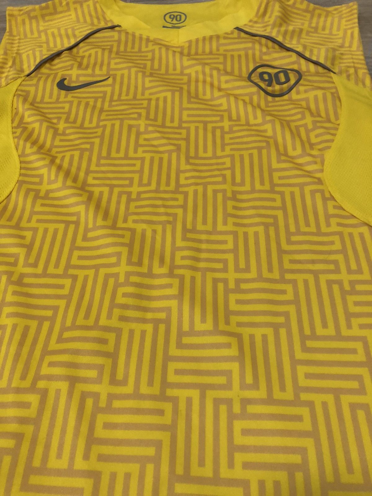 Vintage Vintage Nike Total 90 Sleeveless Tank Top Drill Rare Y2K Size US S / EU 44-46 / 1 - 3 Thumbnail