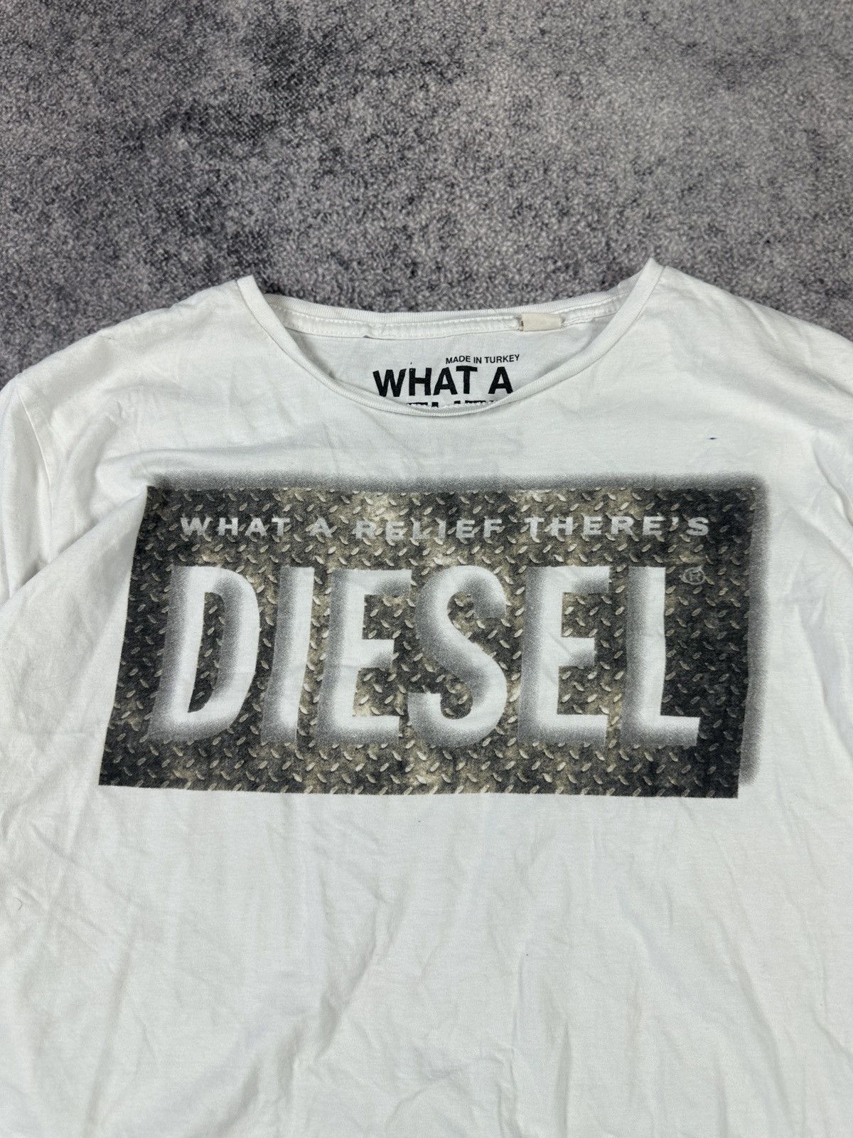 Diesel Y2K Vintage Diesel Big Logo Streetwear Avant Garde Rare VTg Size US XL / EU 56 / 4 - 2 Thumbnail