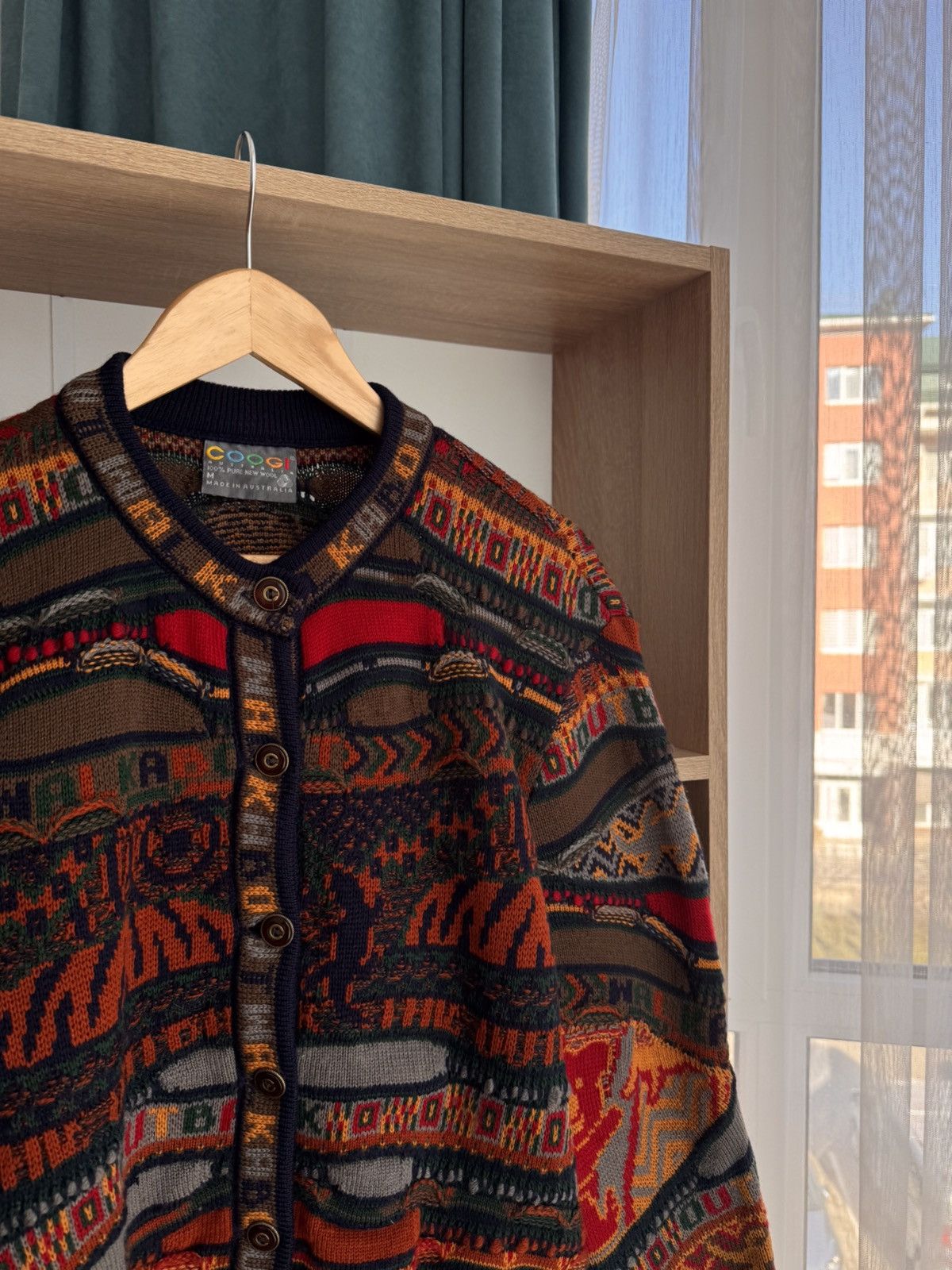 Coogi × Vintage VTG Coogi Pure New Wool Luxury 90’s Walkabout Koala Cardigan Size US S / EU 44-46 / 1 - 3 Thumbnail