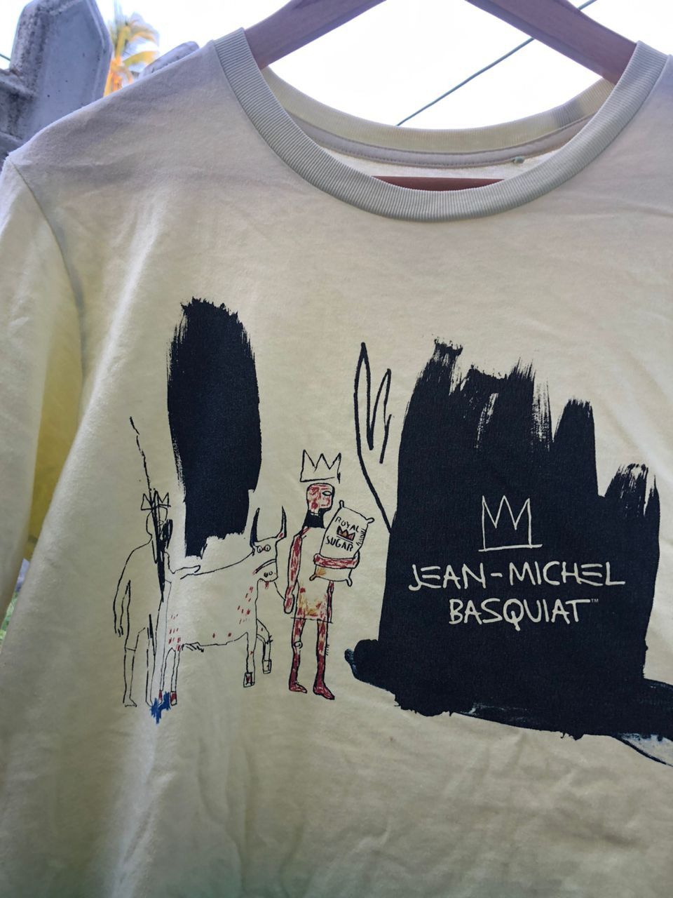 Designer × Jean-Michel Basquiat Jean Michel Basquiat Pop Art Two Tone Colors tee Size US M / EU 48-50 / 2 - 4 Thumbnail