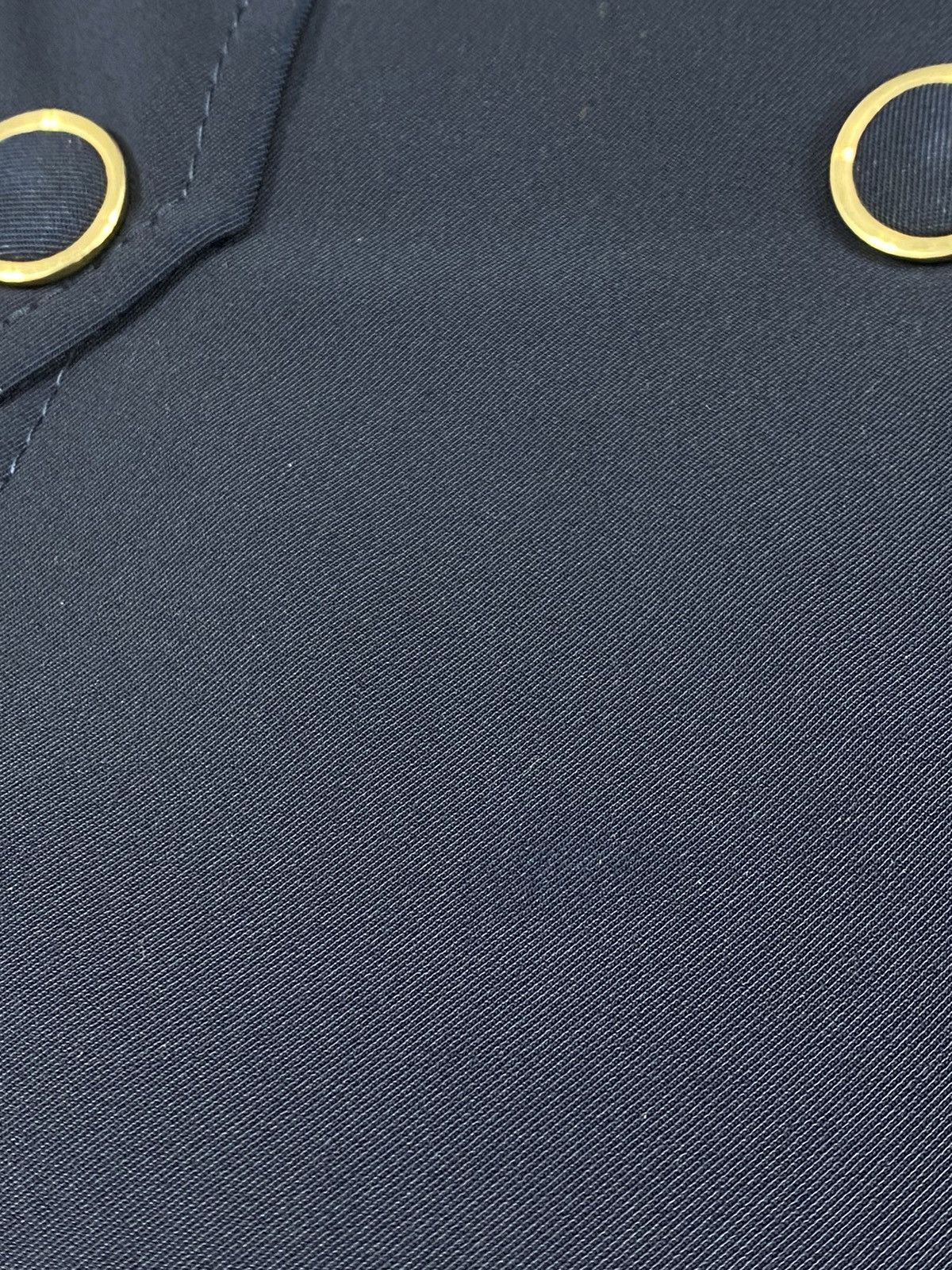 Escada 🔥LASTDROP🔥 Escada Shiny Navy Blue Gold Buttons Fitted Jacker Size S / US 4 / IT 40 - 7 Thumbnail