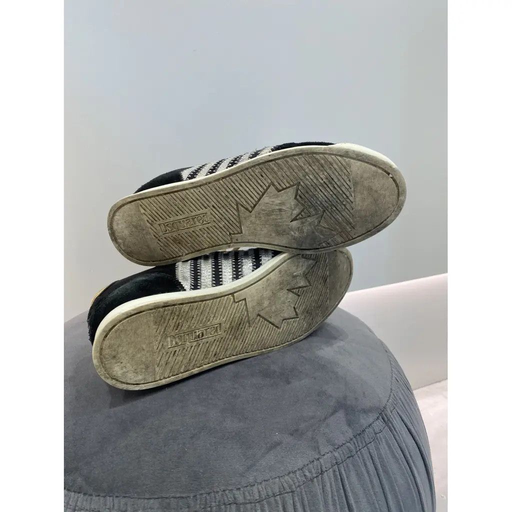 Dsquared2 Dsquared2 New Runner Sneakers Black/Gold – Italy – Size 37 Size US 6.5 / IT 36.5 - 4 Thumbnail