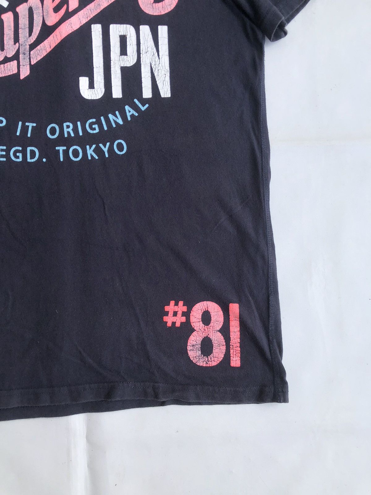 Beauty Beast × If Six Was Nine × Superdry Japanses Poem Superdry Tshirt Rock Punk Style Size US M / EU 48-50 / 2 - 4 Thumbnail