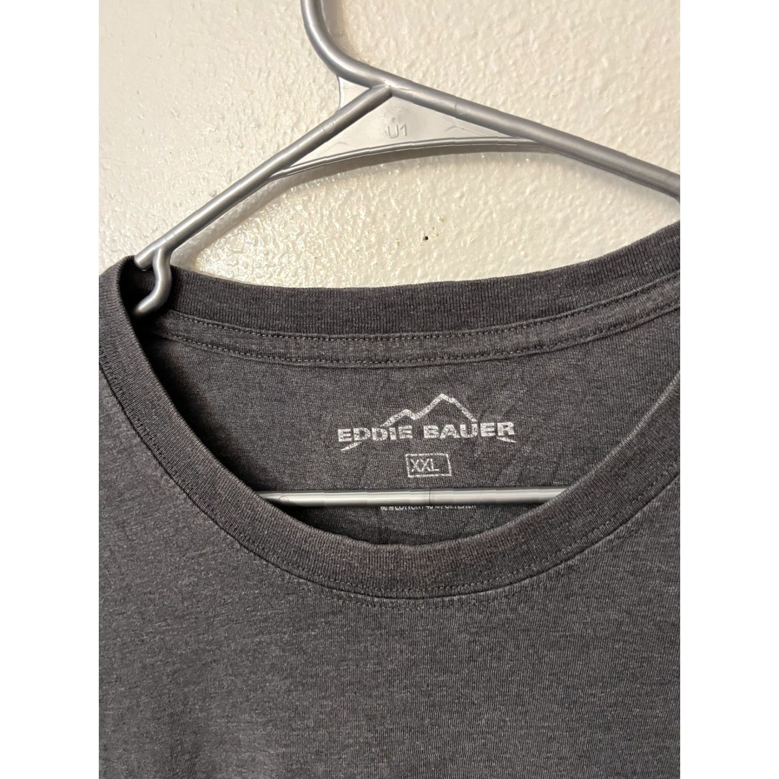 Eddie Bauer Eddie Bauer T-Shirt Mens Size 2XL Short Sleeve Crew Neck Gray Cotton Logo Vintage: No Size US XXL / EU 58 / 5 - 3 Thumbnail