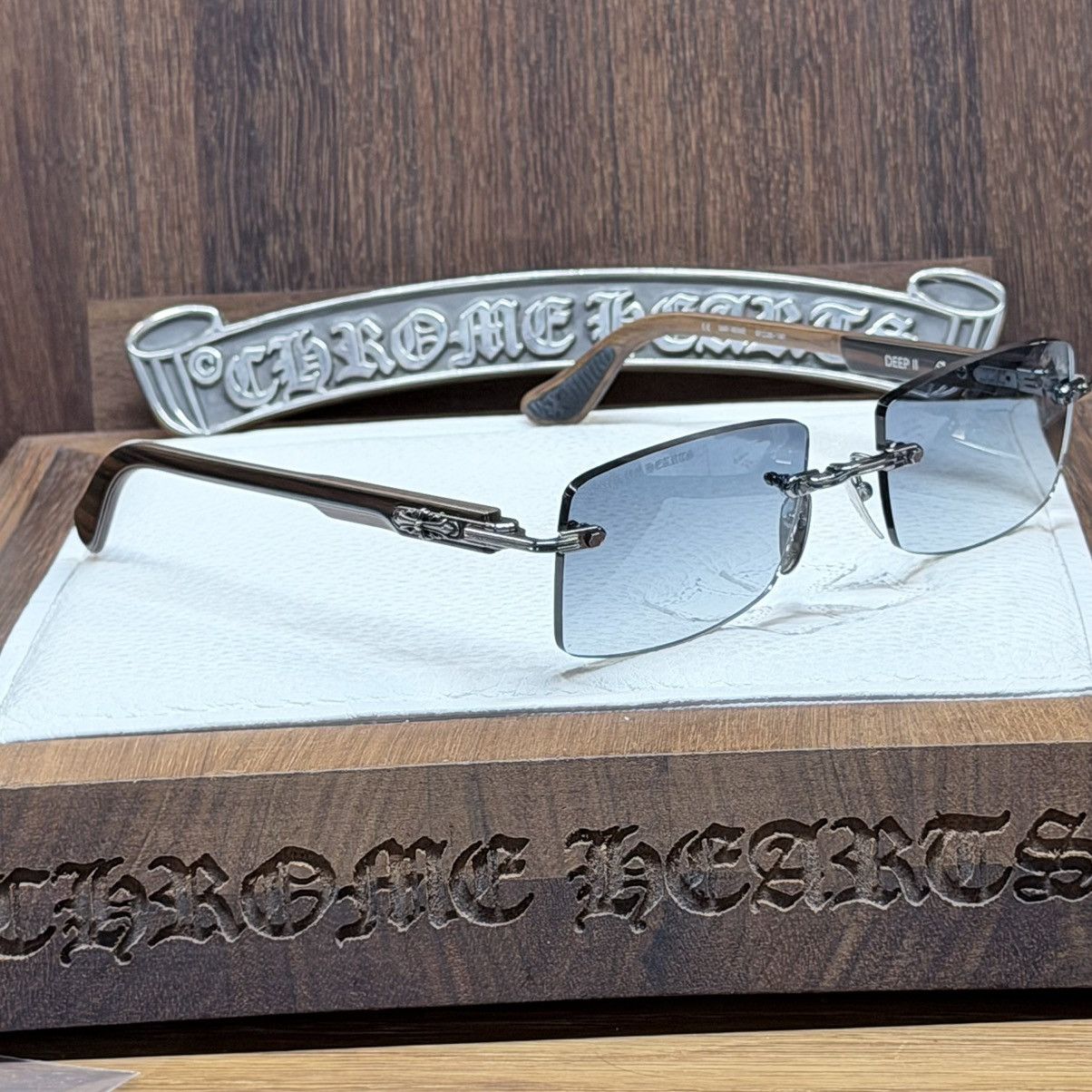 Chrome Hearts Chrome Hearts DEEP II Sunglasses Size ONE SIZE - 5 Thumbnail
