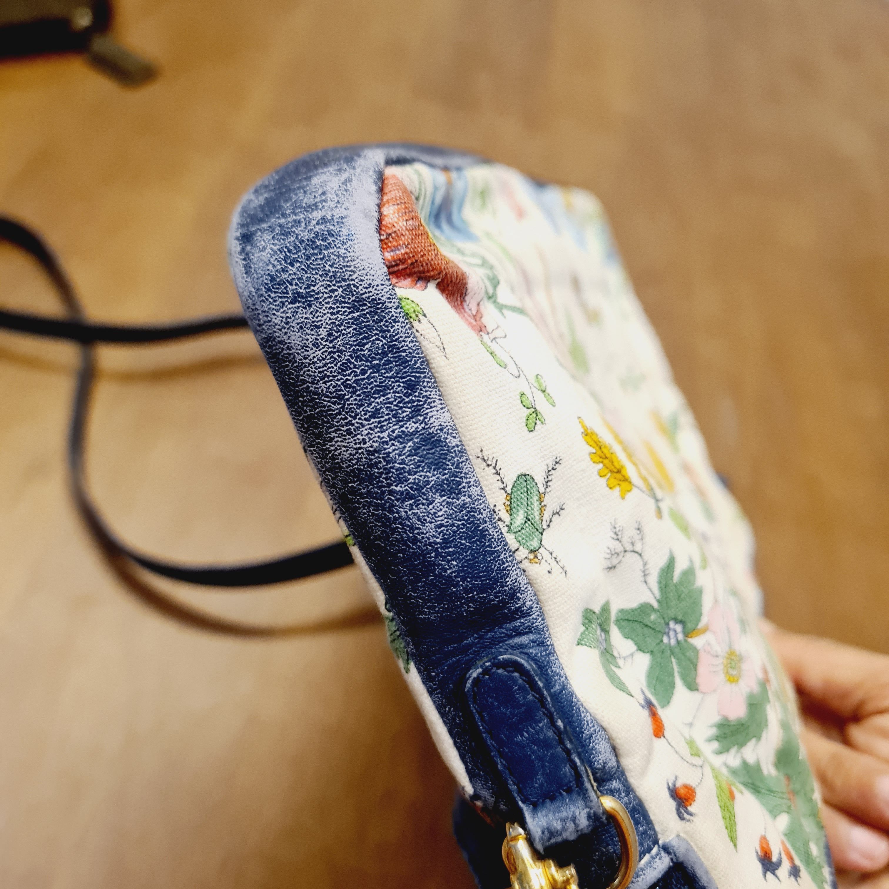 Gucci Vintage Gucci floral print crossbody bag Size ONE SIZE - 11 Thumbnail