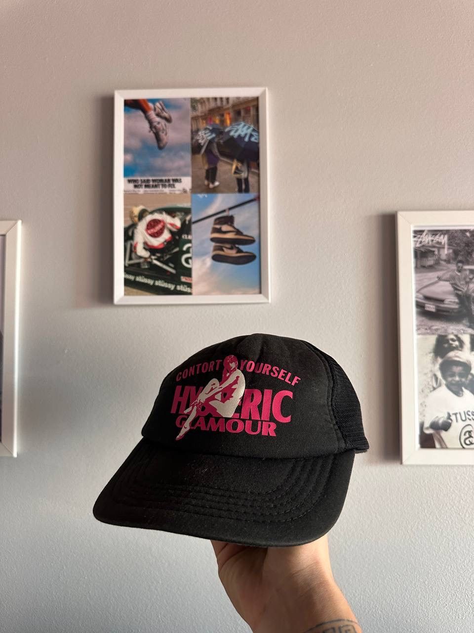 帽子 BLACK SUPREME HYSTERIC GLAMOUR CAP Cap Hysteric Glamour Black size 56 cm in Cotton - 47792215