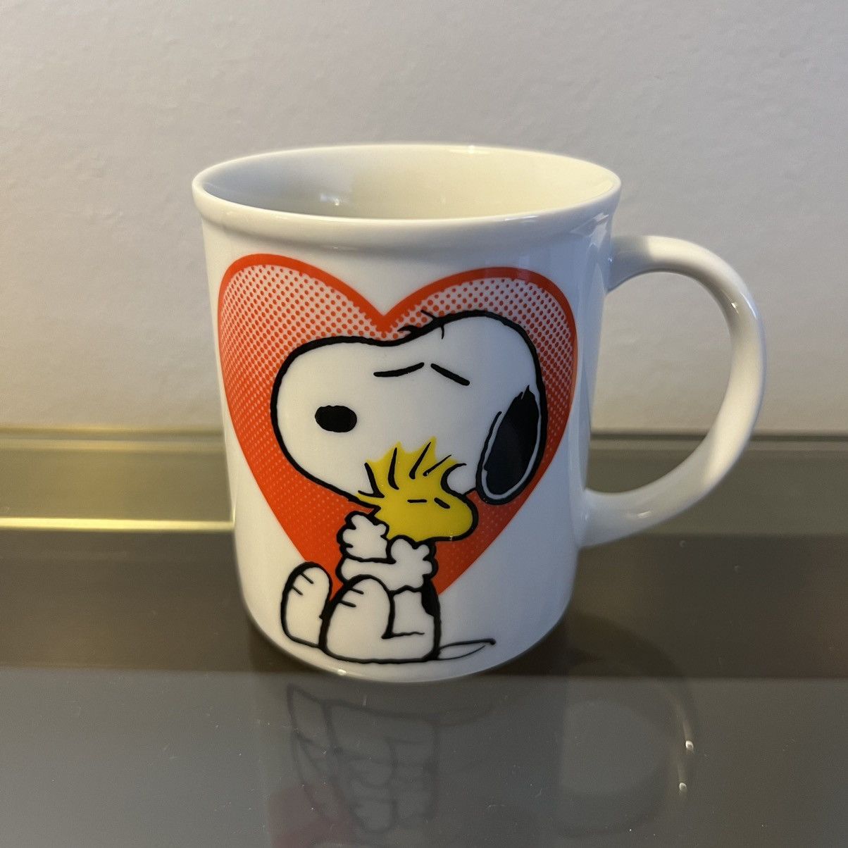 Peanuts Vintage Snoopy & Woodstock Gee Somebody Cares Mug White Size ONE SIZE - 1 Thumbnail
