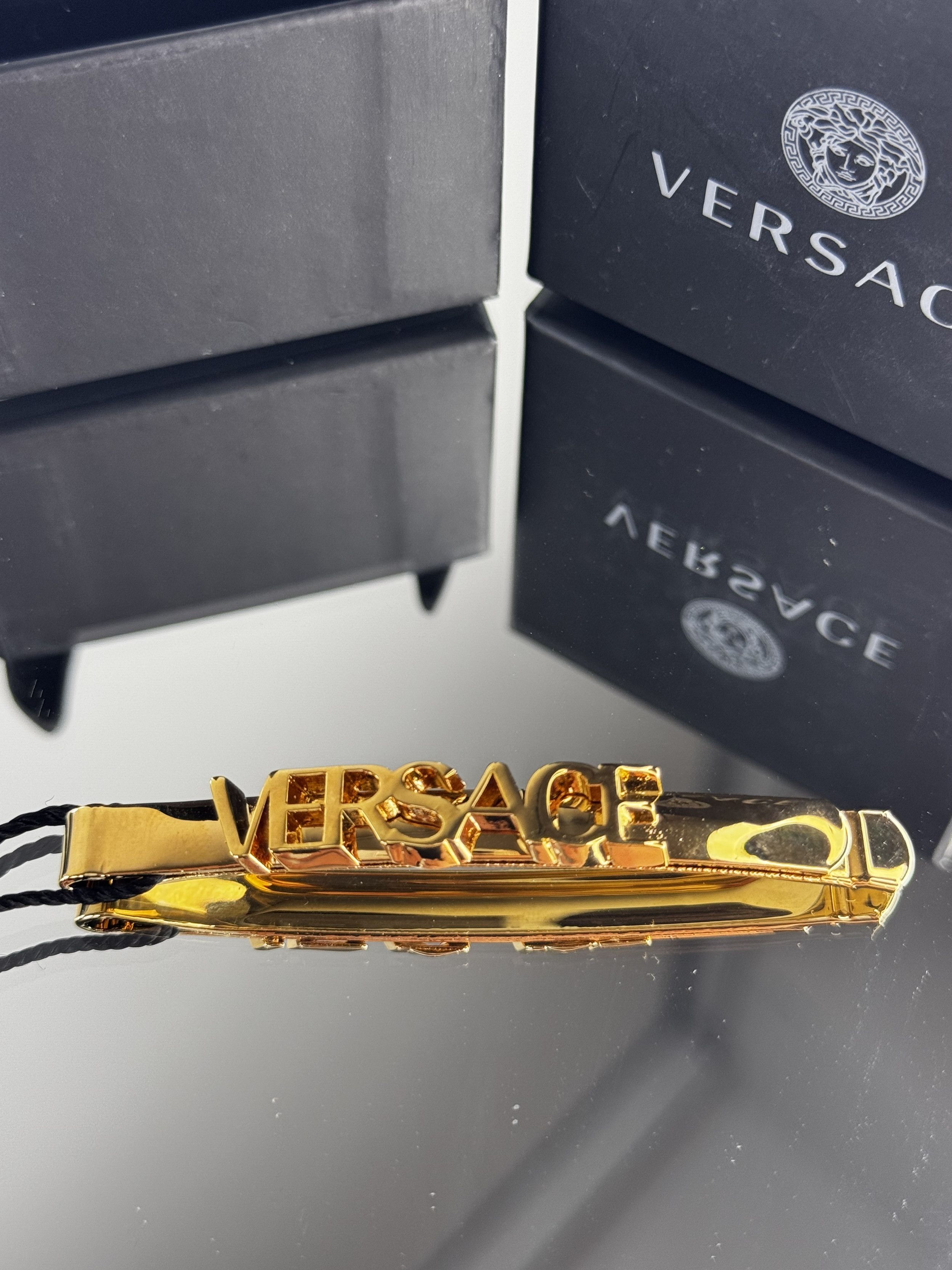 Versace Tribute Medusa Hair Clip Size ONE SIZE - 12 Thumbnail