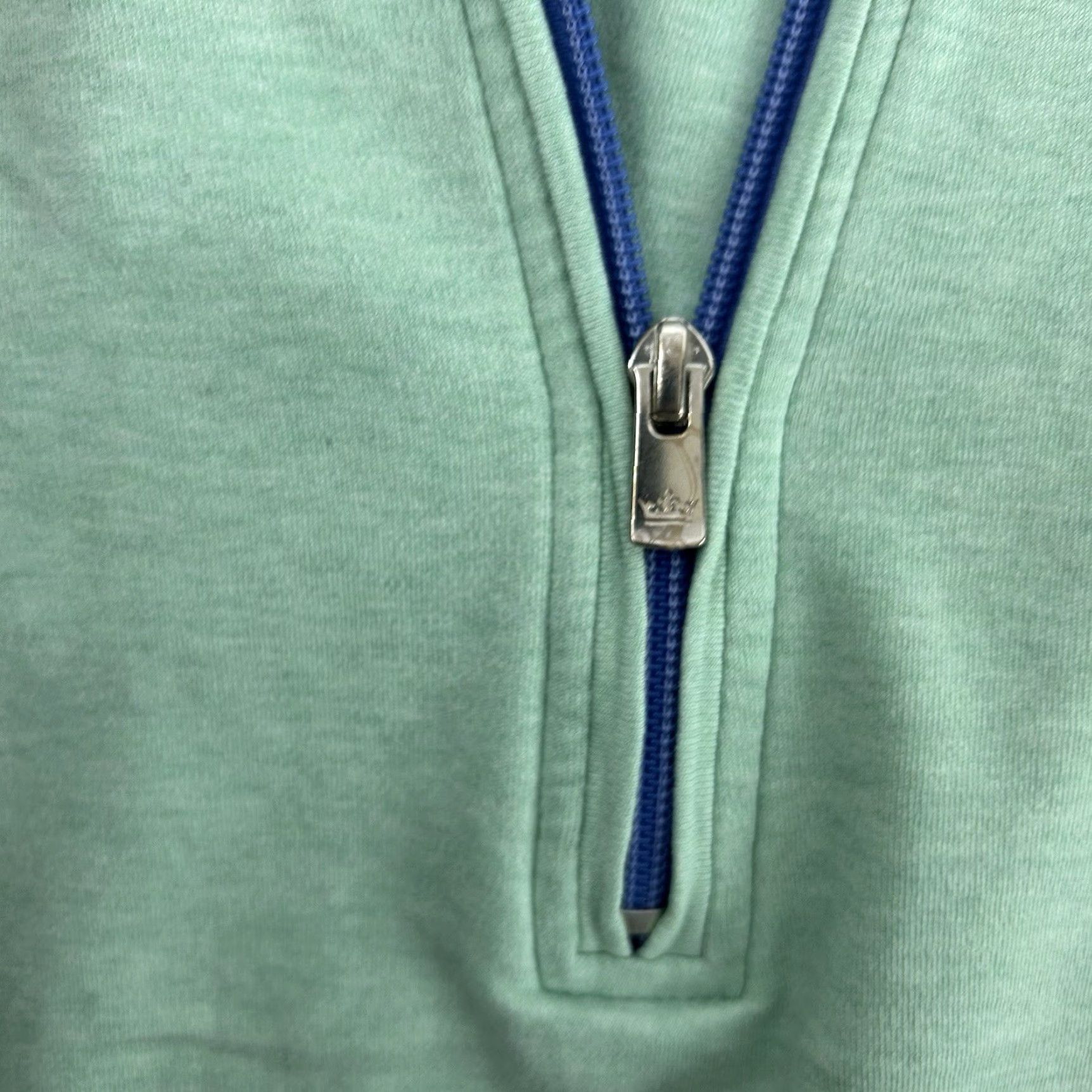 Peter Millar Peter Millar Sweater Men’s XL Green 1/4 Zip Melange Interlock Pullover MS17K40 Size US XL / EU 56 / 4 - 4 Thumbnail