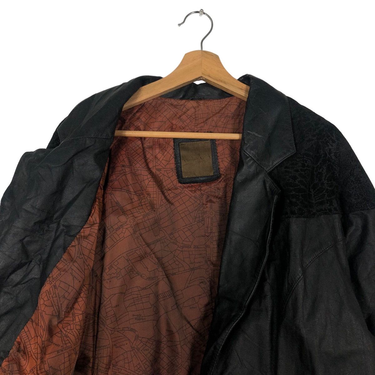 Japanese Brand 🔥90s Double Breast Chore Leather Jacket Issey Miyake Design Size US M / EU 48-50 / 2 - 9 Thumbnail