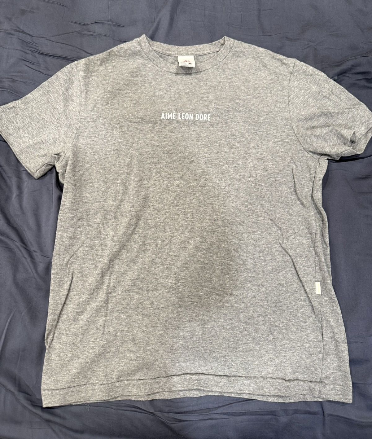 Aime Leon Dore Aime Leon Dore Gray Logo T Shirt Size US M / EU 48-50 / 2 - 1 Thumbnail