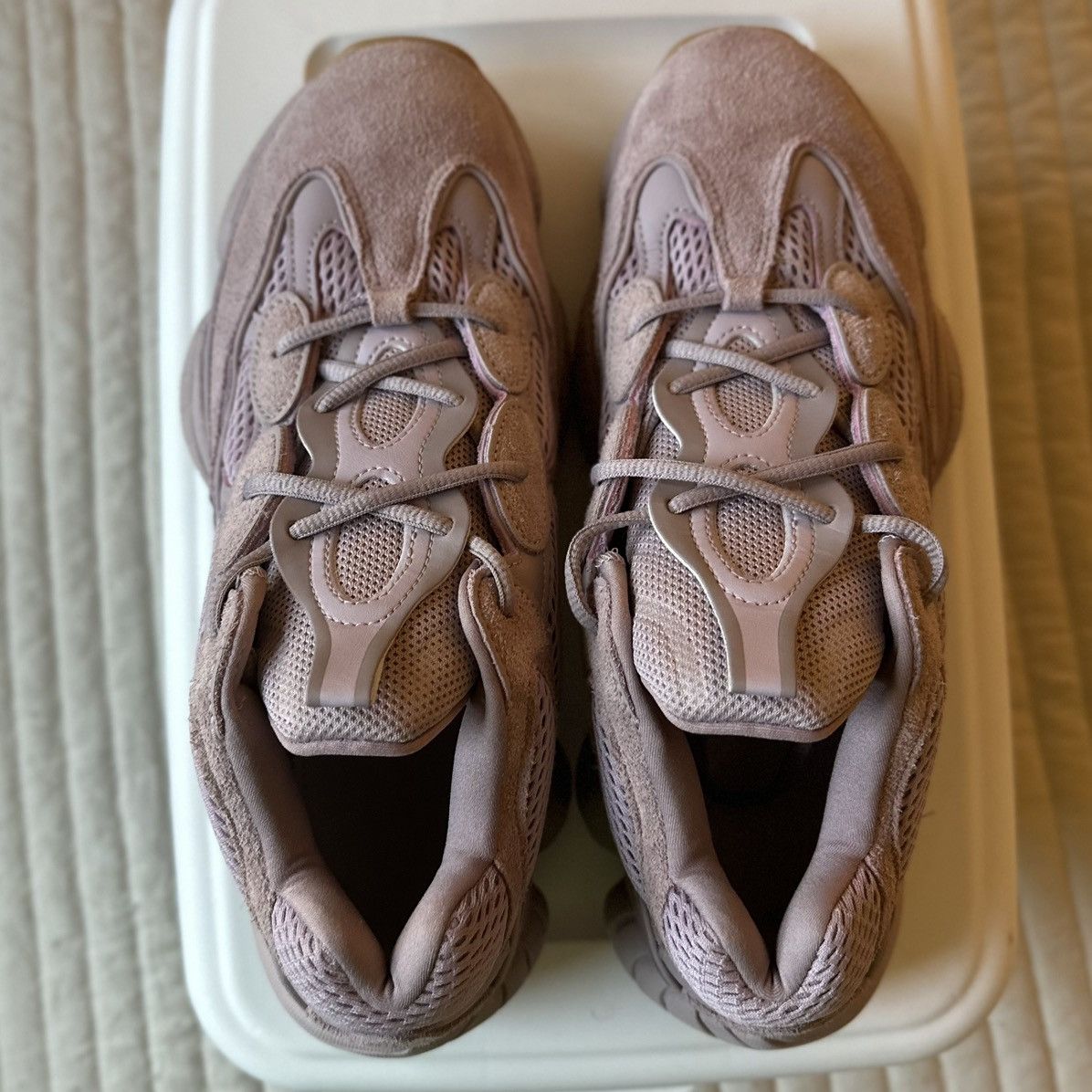 Yeezy adidas Men's Yeezy 500 Soft Vision (No Insoles) Size US 11 / EU 44 - 2 Thumbnail