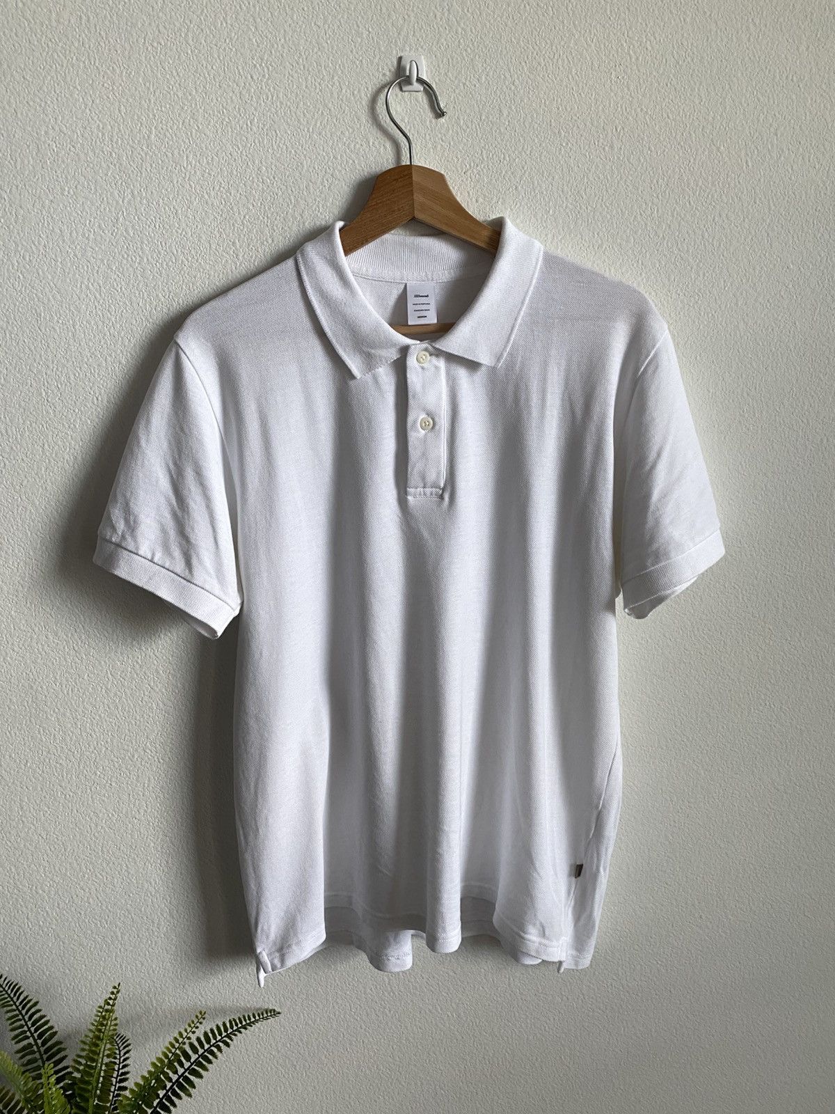 JJJJound Jjjjound White Polo Shirt Size US M / EU 48-50 / 2 - 1 Thumbnail
