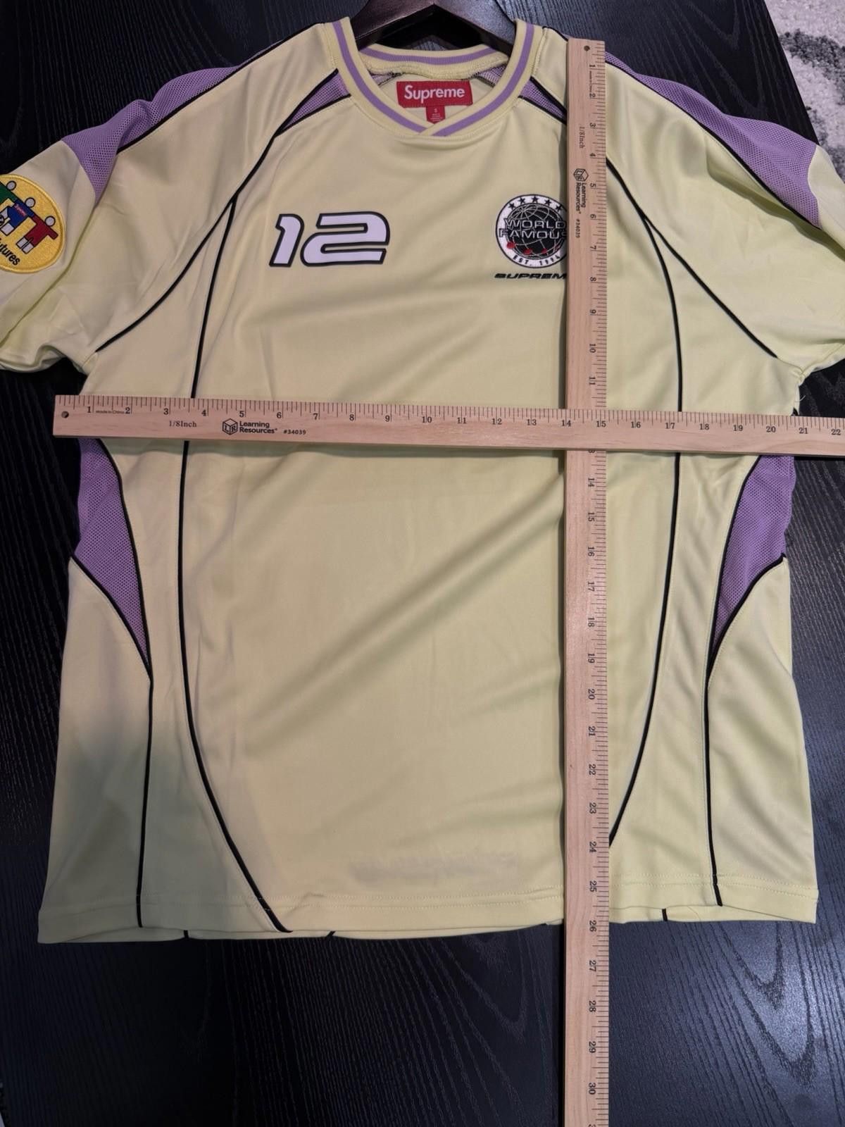 Supreme Supreme PIPING SOCCER JERSEY FW25 Size Small New Yellow Size US S / EU 44-46 / 1 - 12 Thumbnail