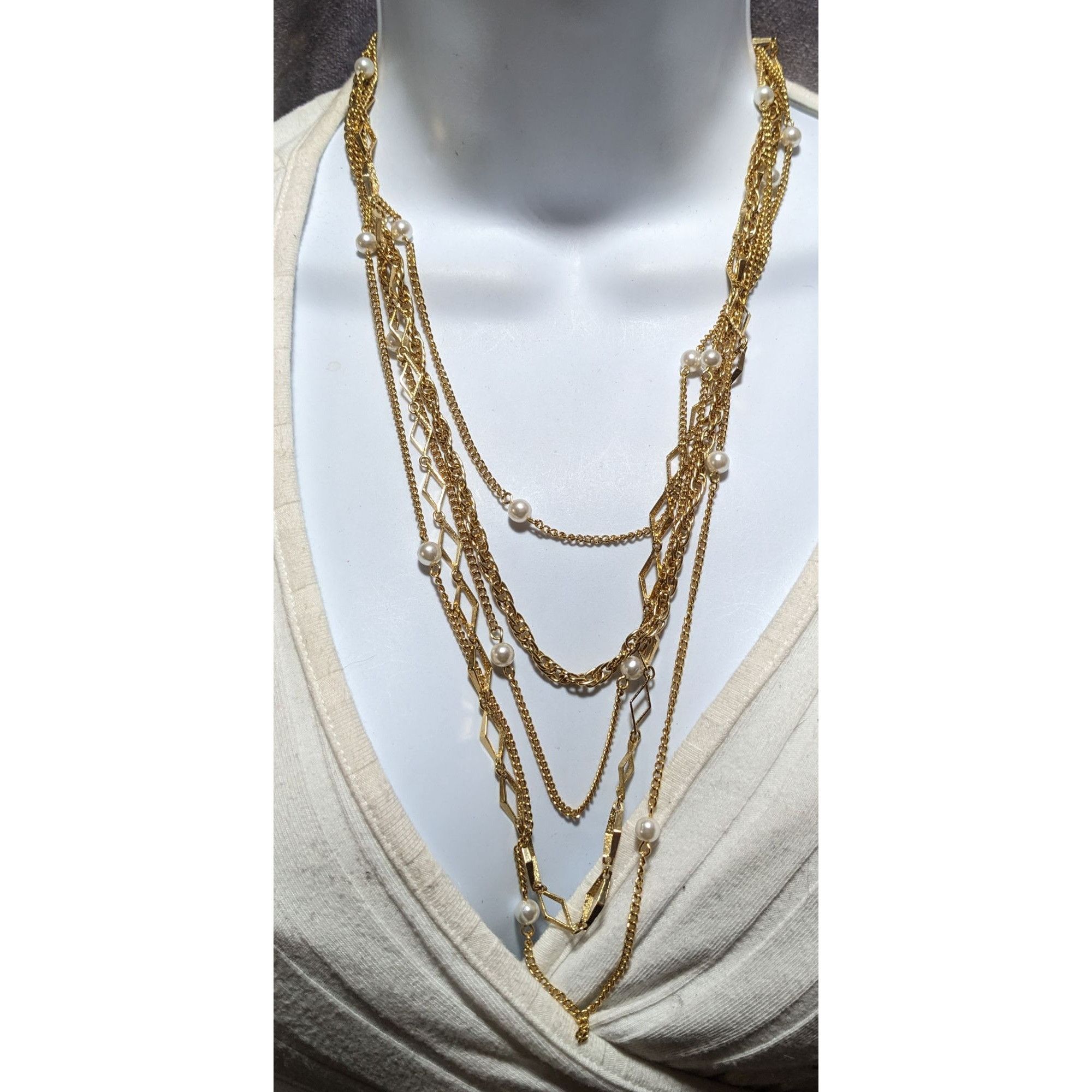 Other Something Special Gold Glam Multilayer Necklace Size ONE SIZE - 4 Thumbnail