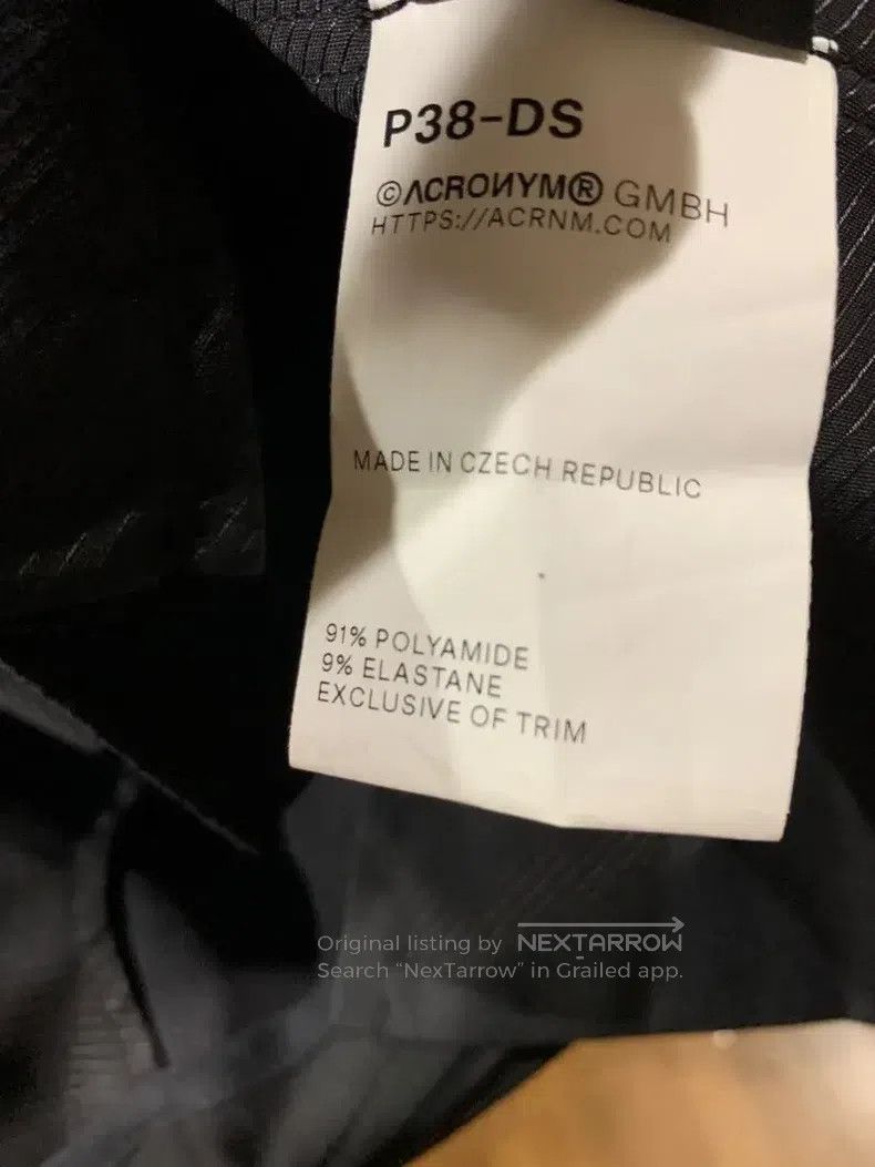 Acronym Acronym size S Black jeans Size US 37 - 5 Thumbnail