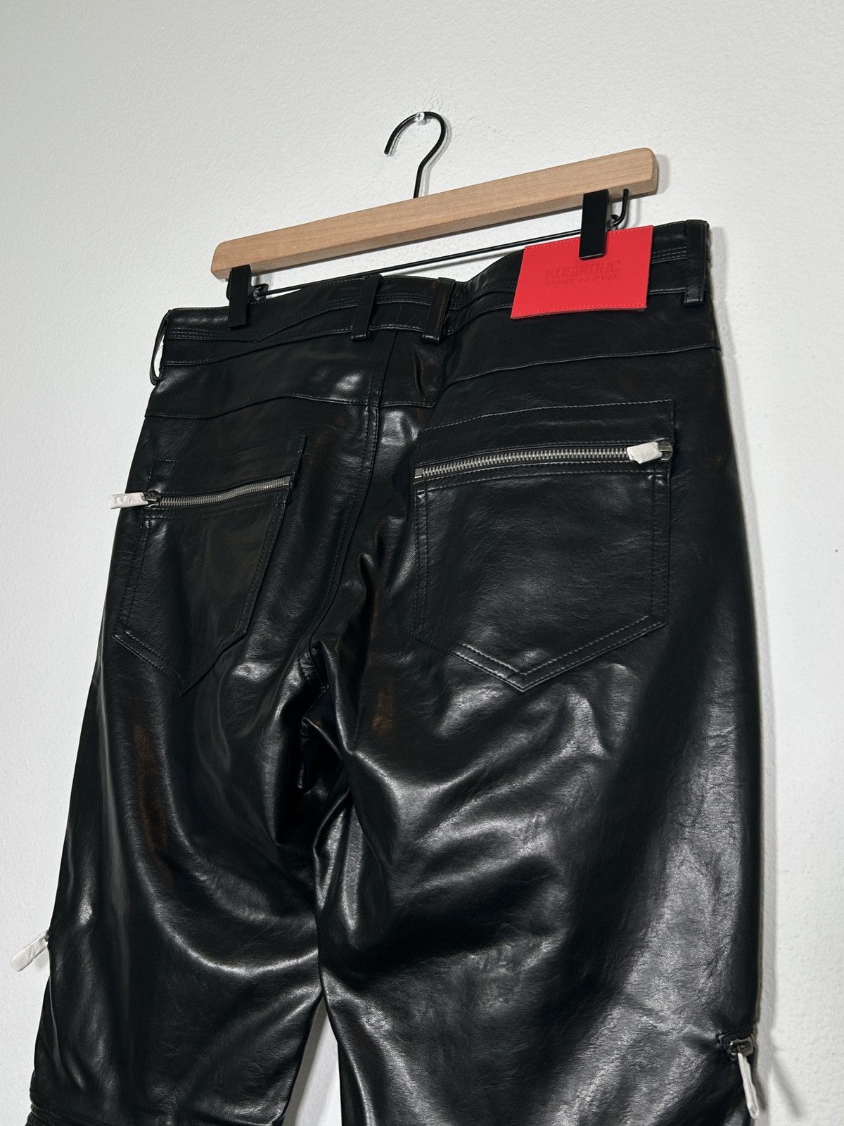 Kusikohc NWT! Moto Biker Zipper Pants Size US 34 / EU 50 - 6 Thumbnail