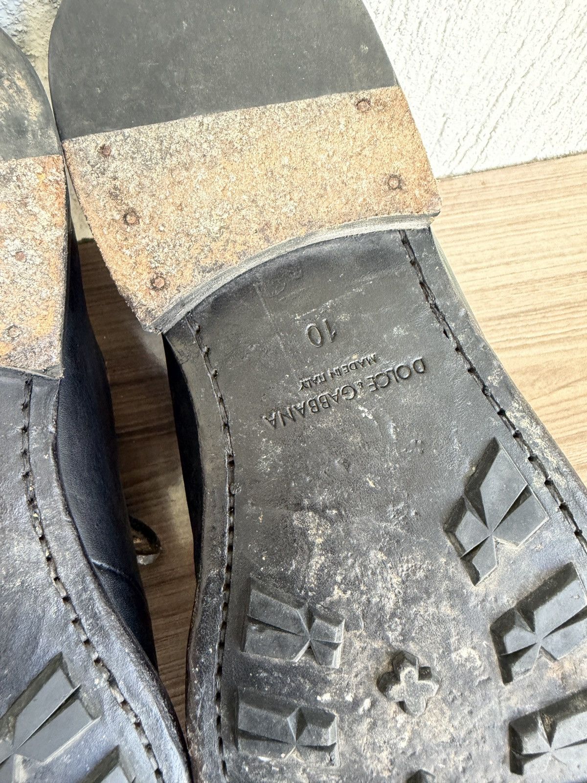 Dolce & Gabbana D&G horse leather boots like evan kinori by guidi Size US 10 / EU 43 - 16 Thumbnail