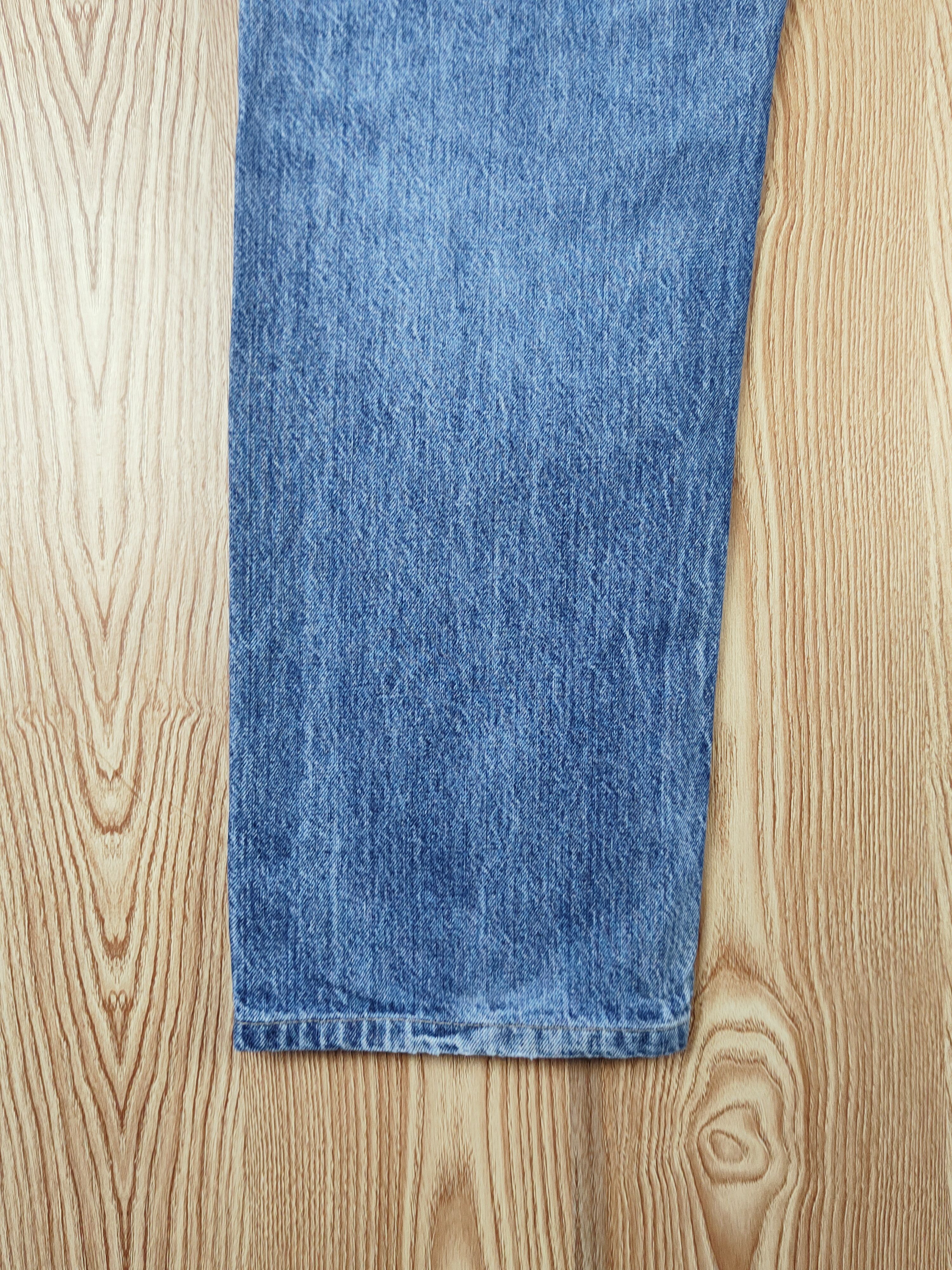 Japanese Brand Uniqlo Blue Distressed Ripped Jeans #S2684 Size US 33 - 9 Thumbnail