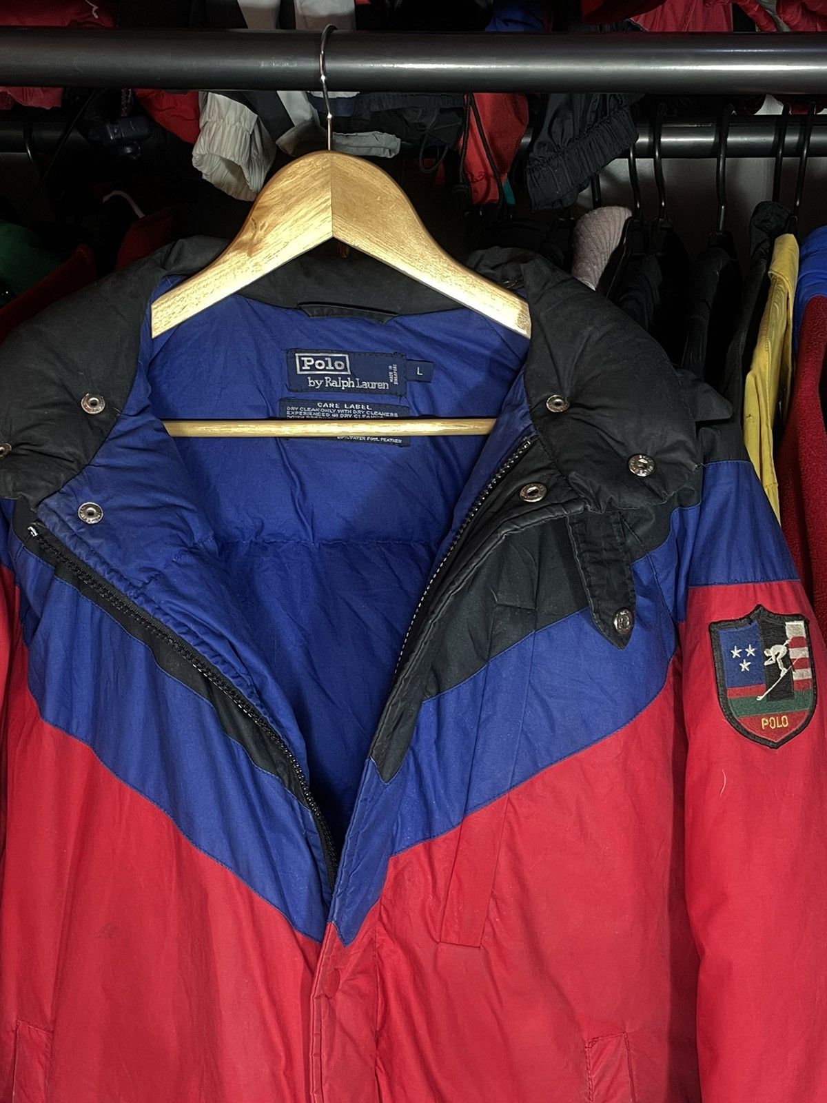 Polo Ralph Lauren × Vintage Puffer Polo Suicide Ski Patch Size US L / EU 52-54 / 3 - 4 Thumbnail